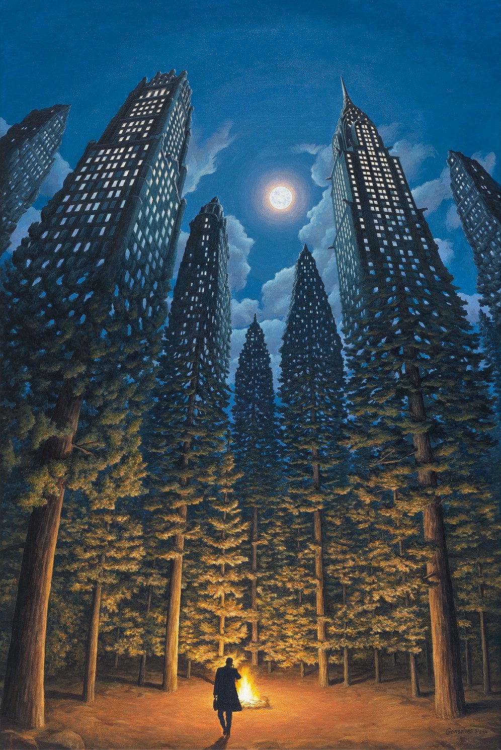 Arboreal Office, Rob Gonsalves, 2014
