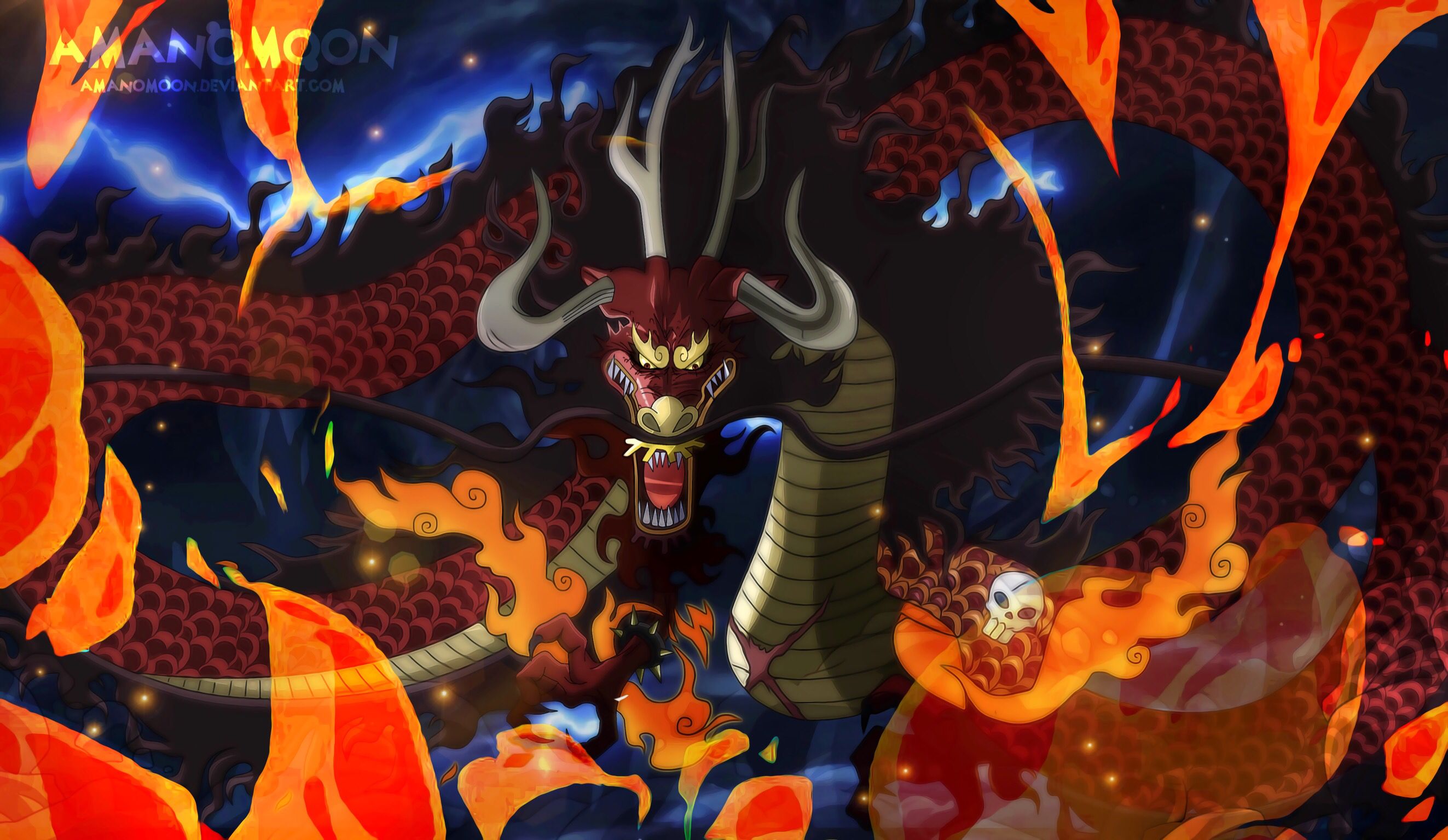 Free Kaido (One Piece) 4K Wallpaper & Desktop HD Background for PC