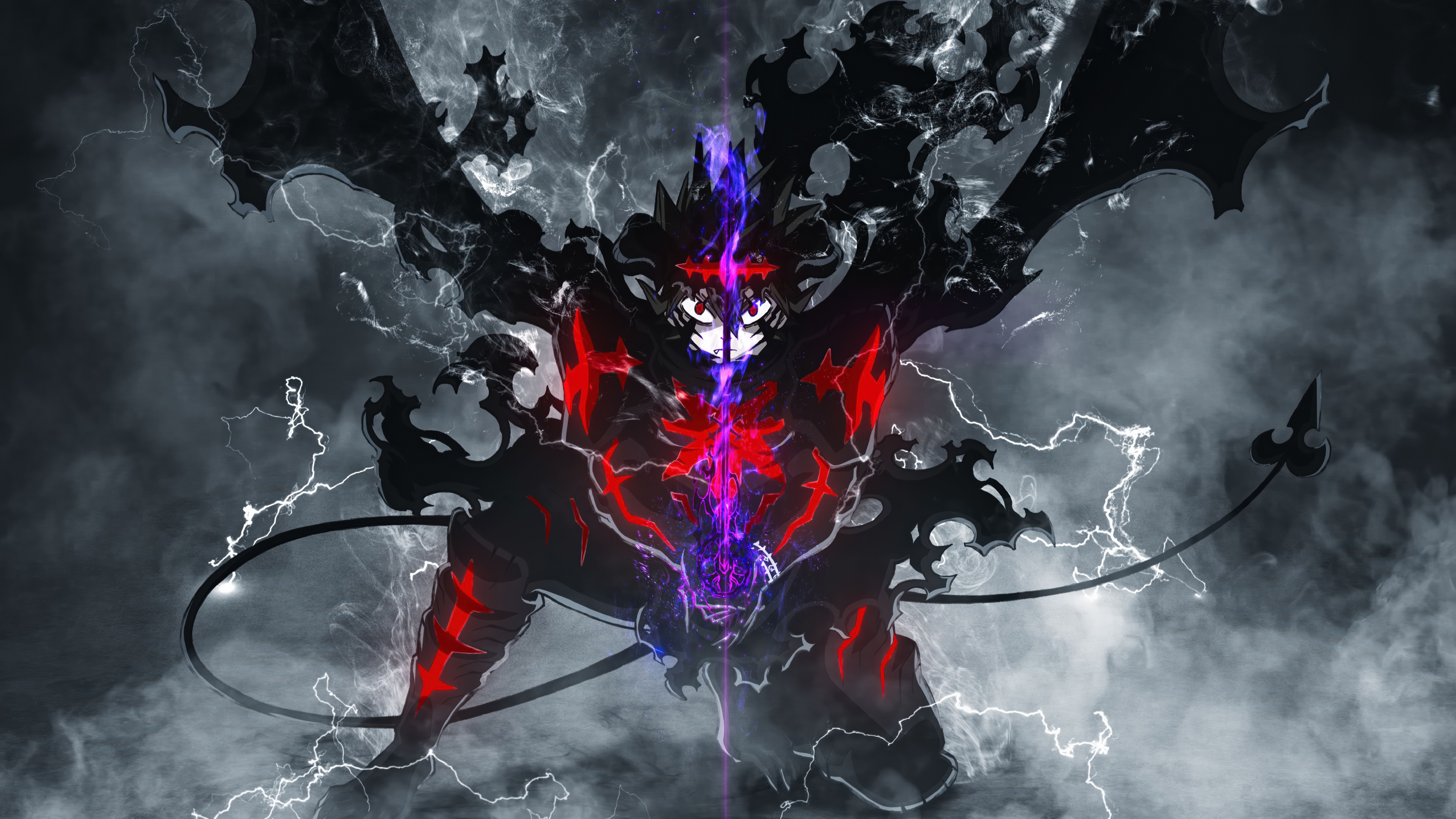 Black Asta Wallpaper 4K, Black Clover, Season 2, Devil