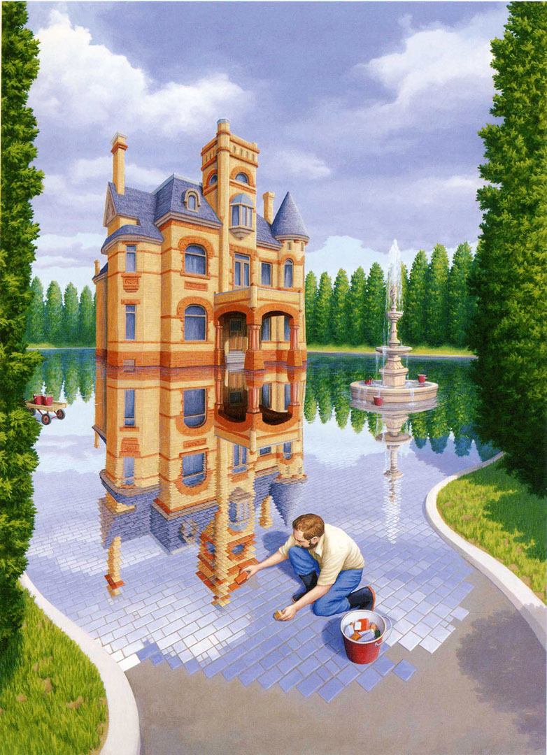 Rob Gonsalves 国外超现实主义画家- 高清图片，堆糖，美图壁纸兴趣社区