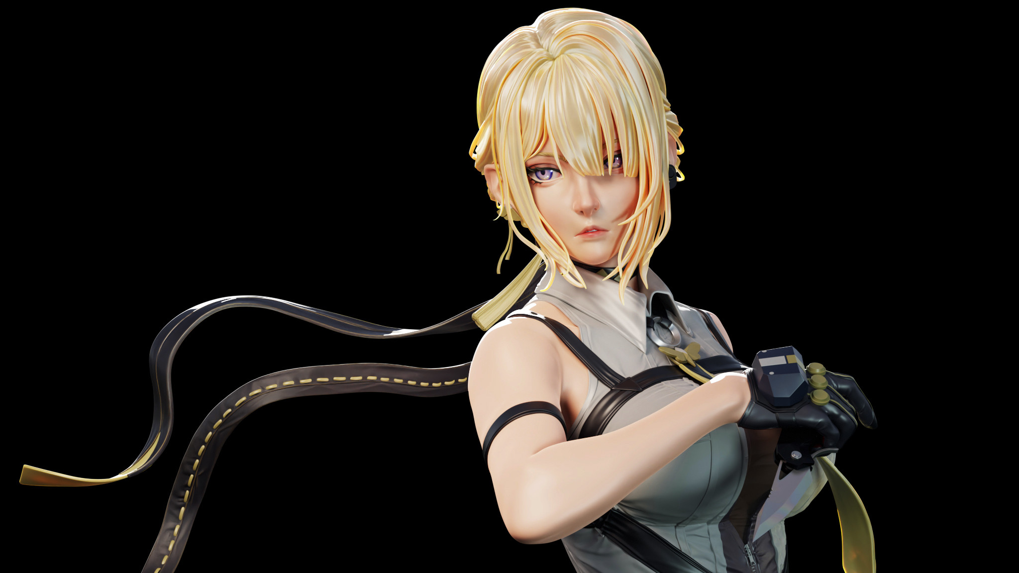 Evelyn Chevalier. ZZZ 3D Fanart