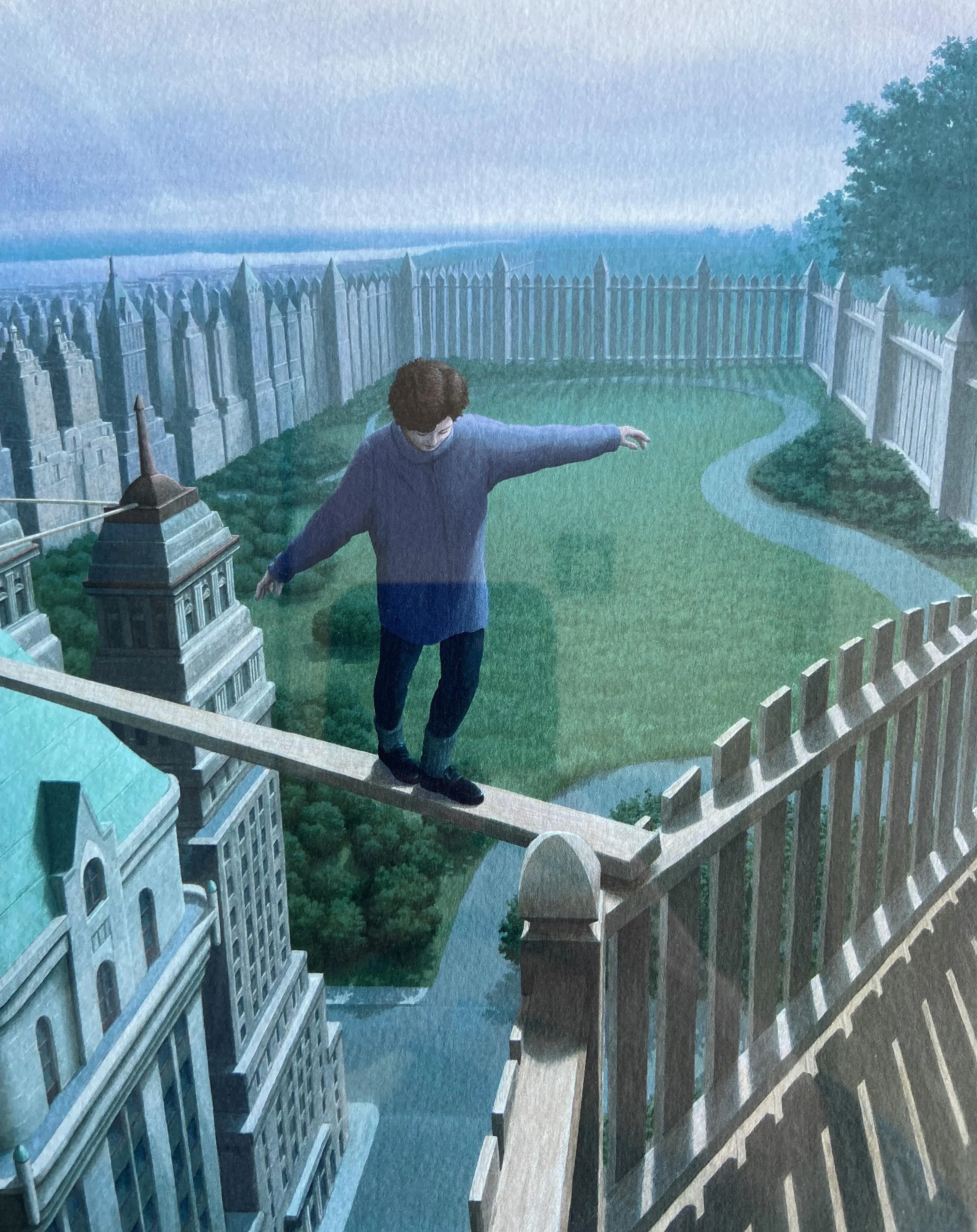 Vintage Rob Gonsalves Limited Edition Surrealistic 'High Park Pickets'