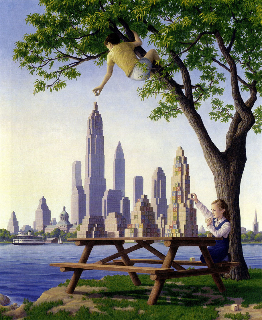 Brushed Illusions: The Paintings of Rob Gonsalves Yellow Sparrow
