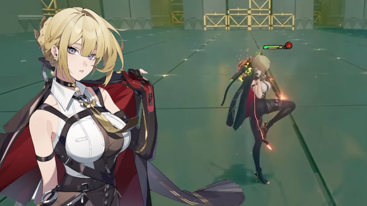 Evelyn Chevalier Skill & Gameplay Showcase Zone Zero 1.5