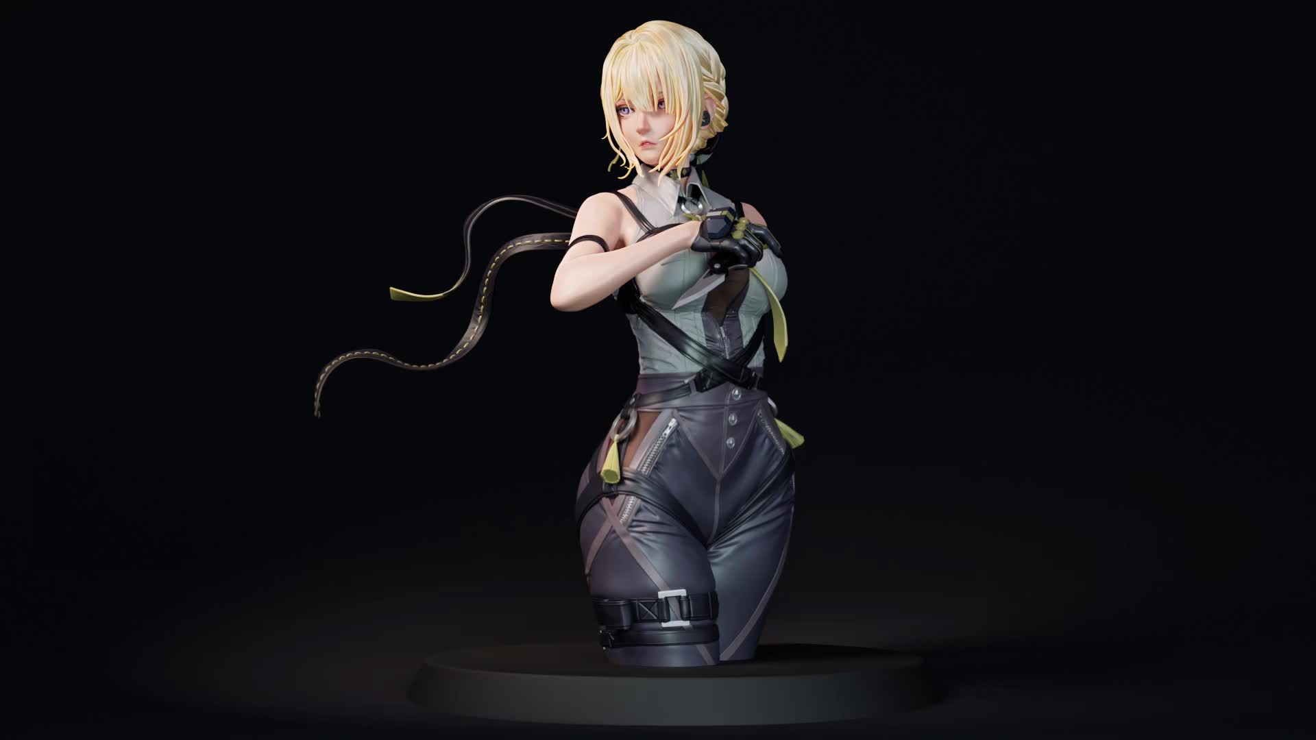 Evelyn Chevalier. ZZZ 3D Fanart