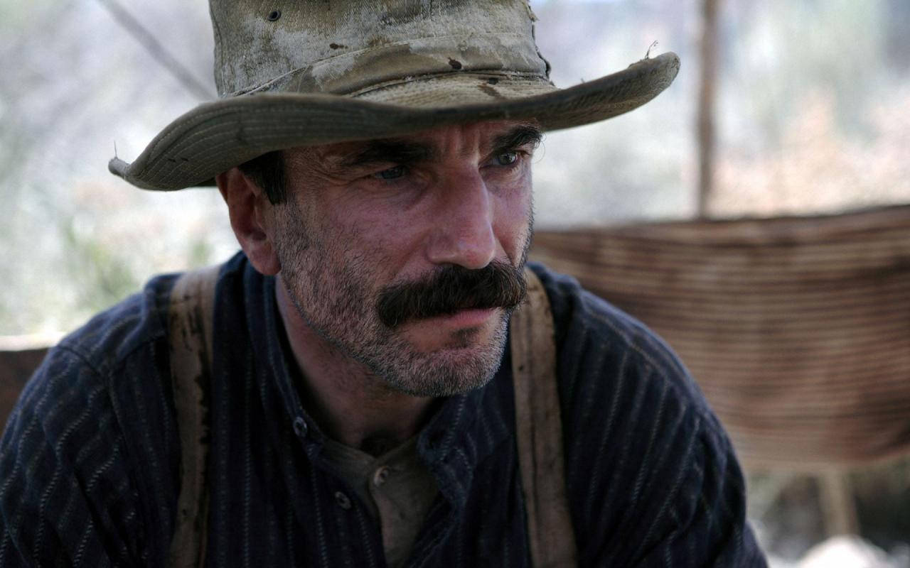 Download There Will Be Blood Daniel Plainview Blue Shirt Wallpaper