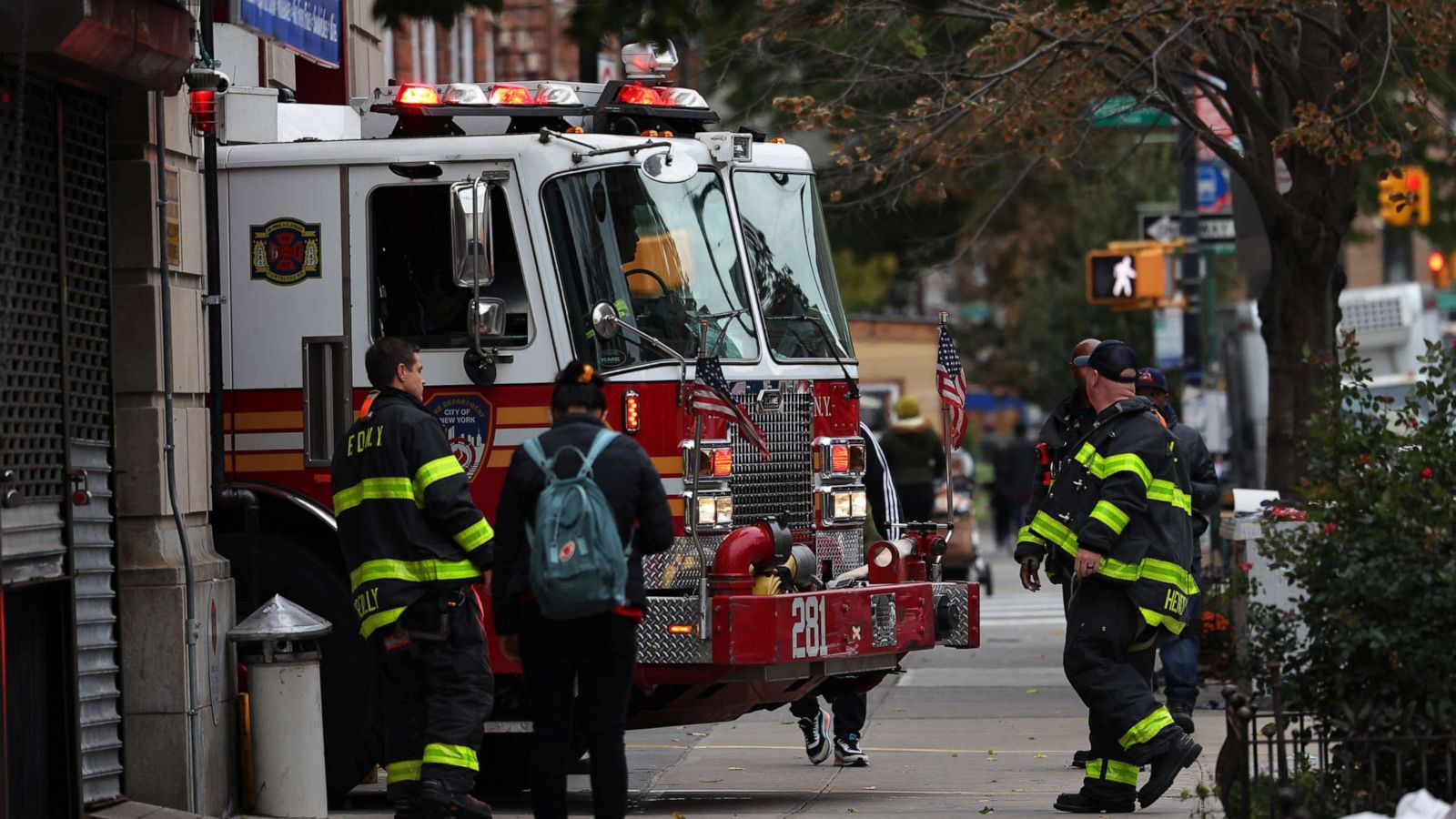 New York firefighters suspended after