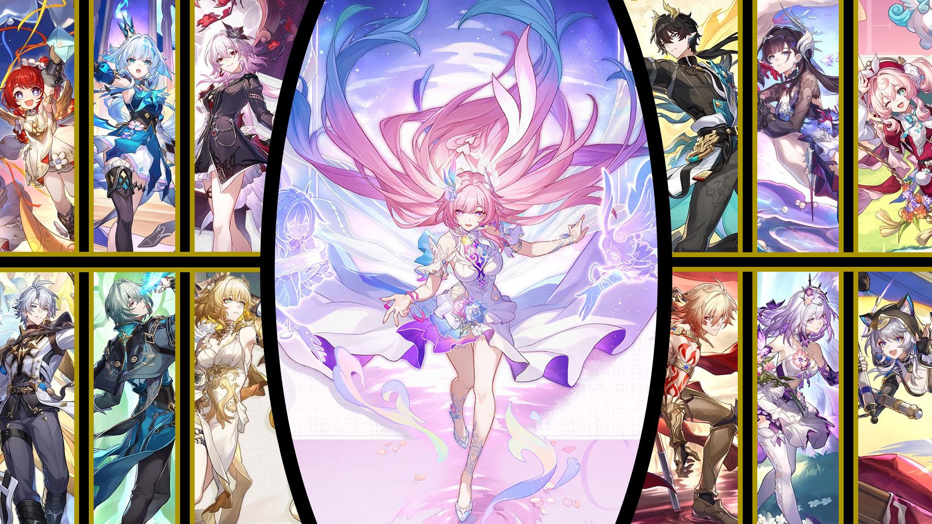 To commemorate Cyrene's drip marketing, I did a couple wallpaper with all the Chrysos Heirs. Might do bigger resolutions as well