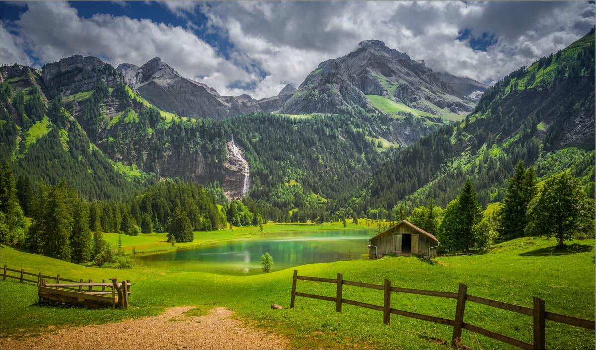 Wallpaper Gstaad region Switzerland mountains from 3217864 image and screensavers