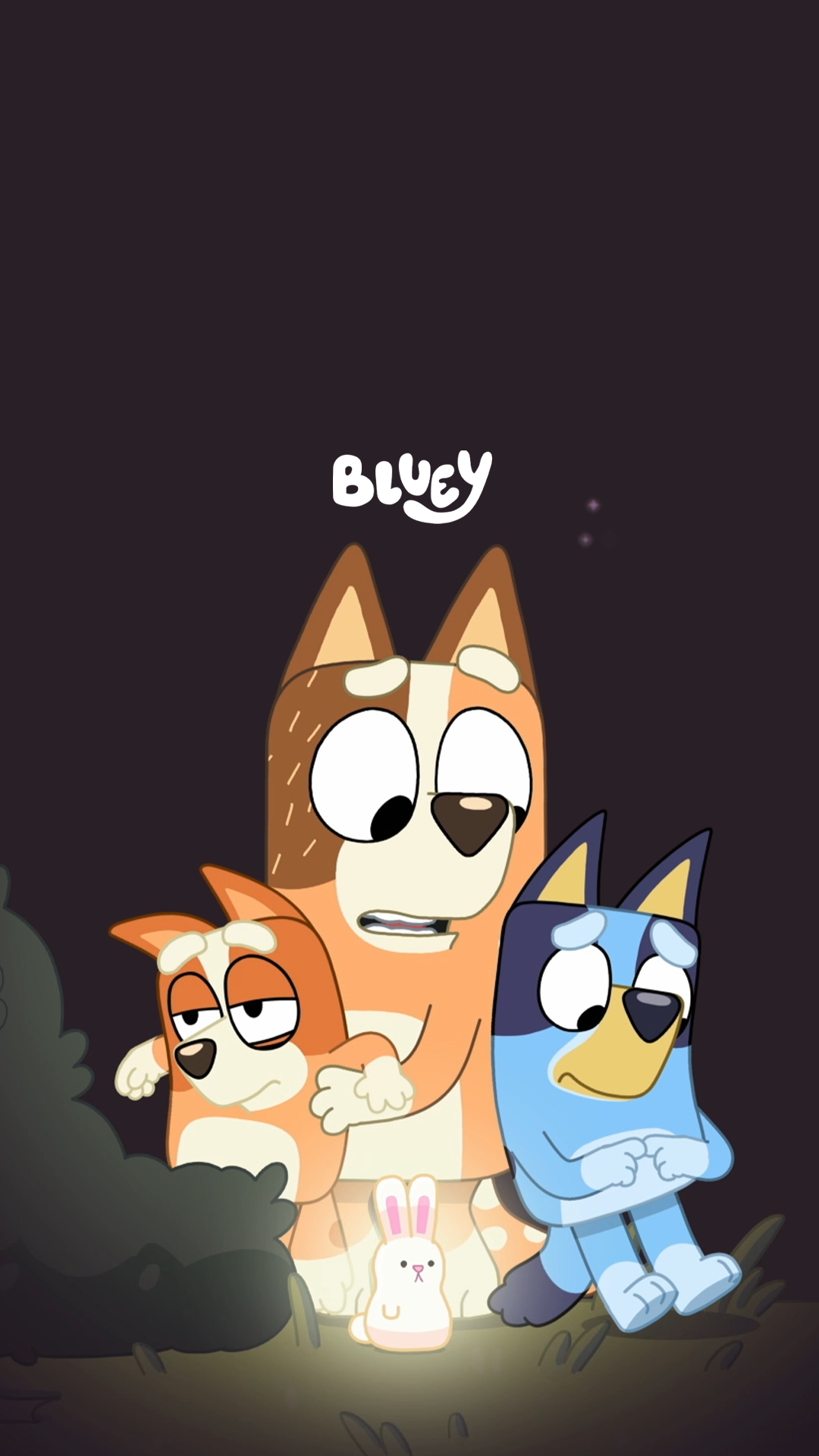 Free Bluey phone wallpaper: Halloween scare png picture