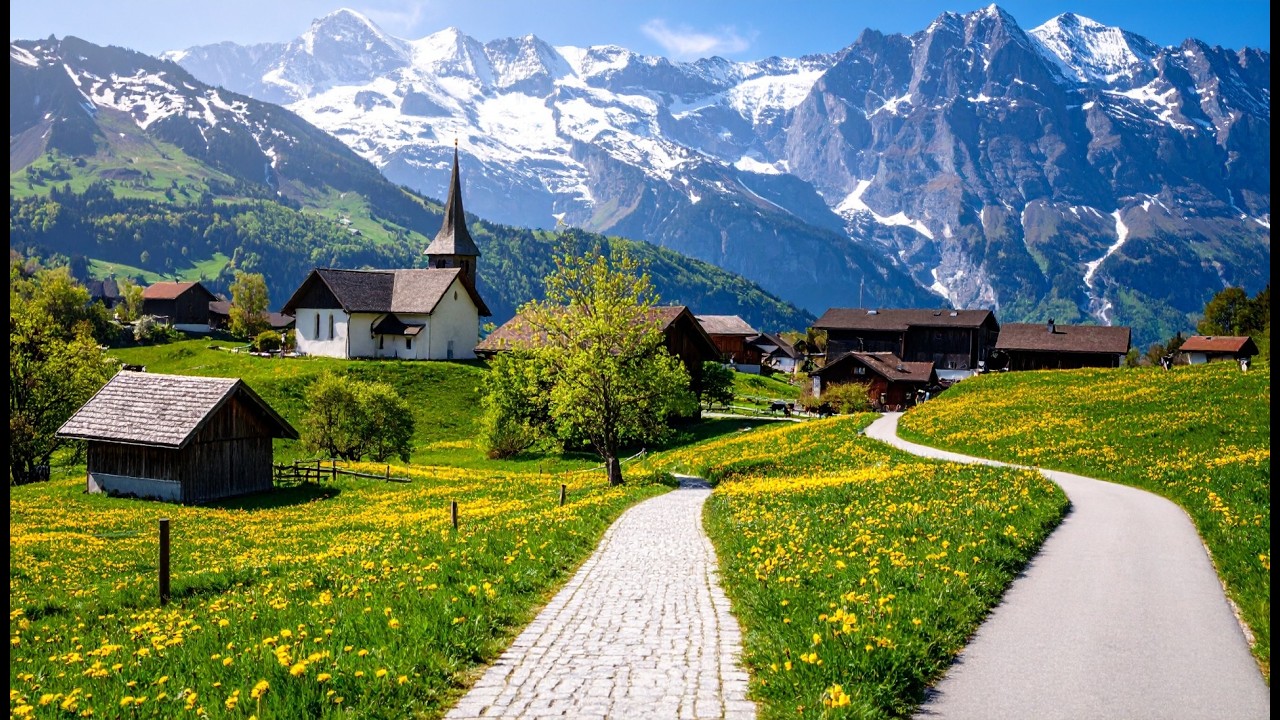 ✨ Switzerland's Beautiful Landscapes of the Alpine Countryside