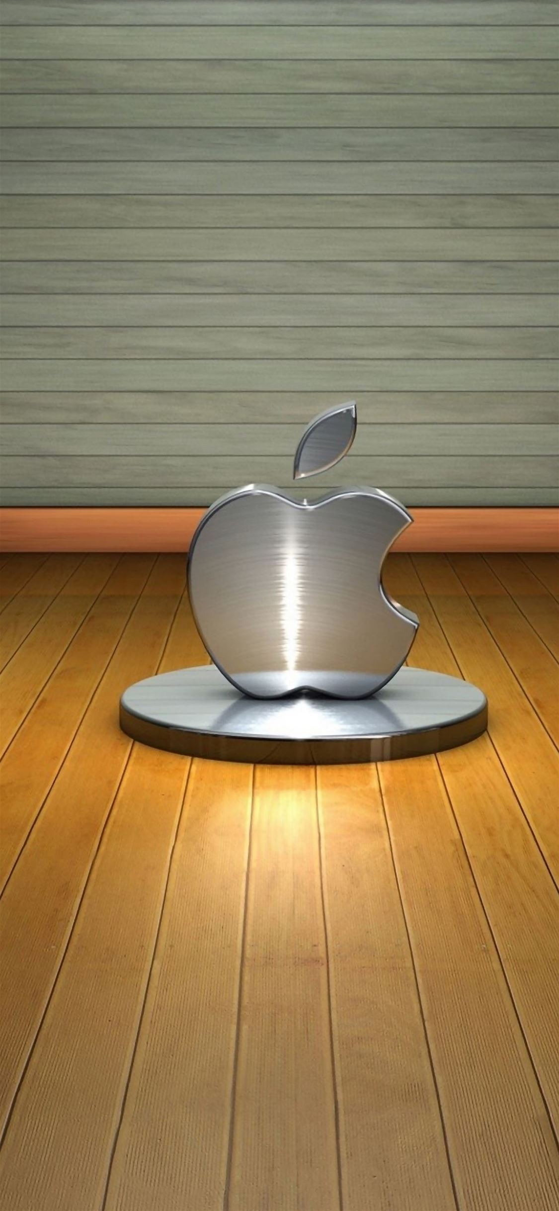 3D Apple Logo iPhone Wallpaper Free Download