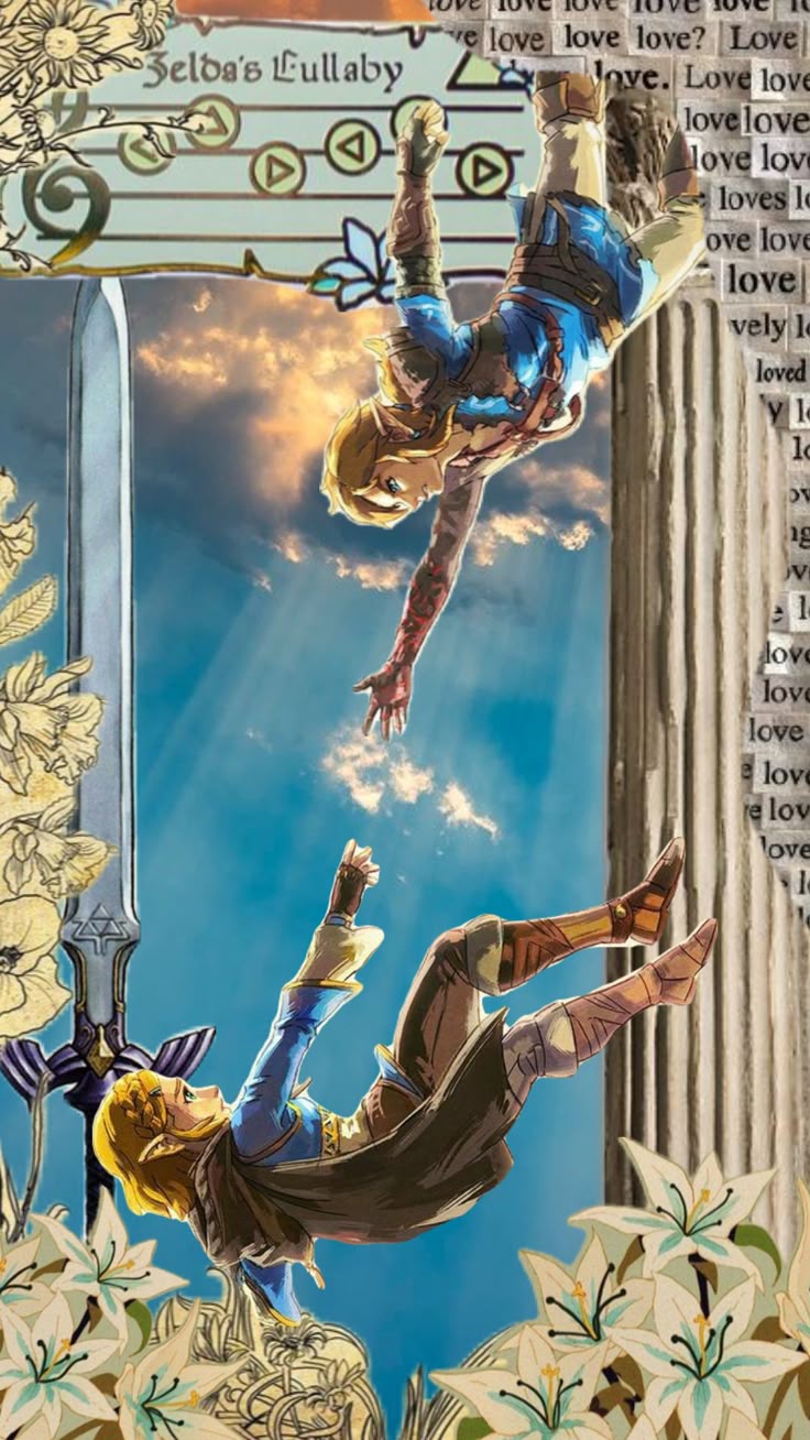 for I will always catch you #zelda #tloz #link #totk #zelink