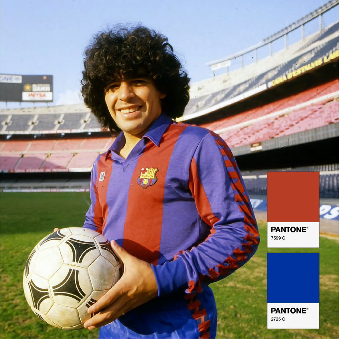 The Pantone colors of Diego Armando