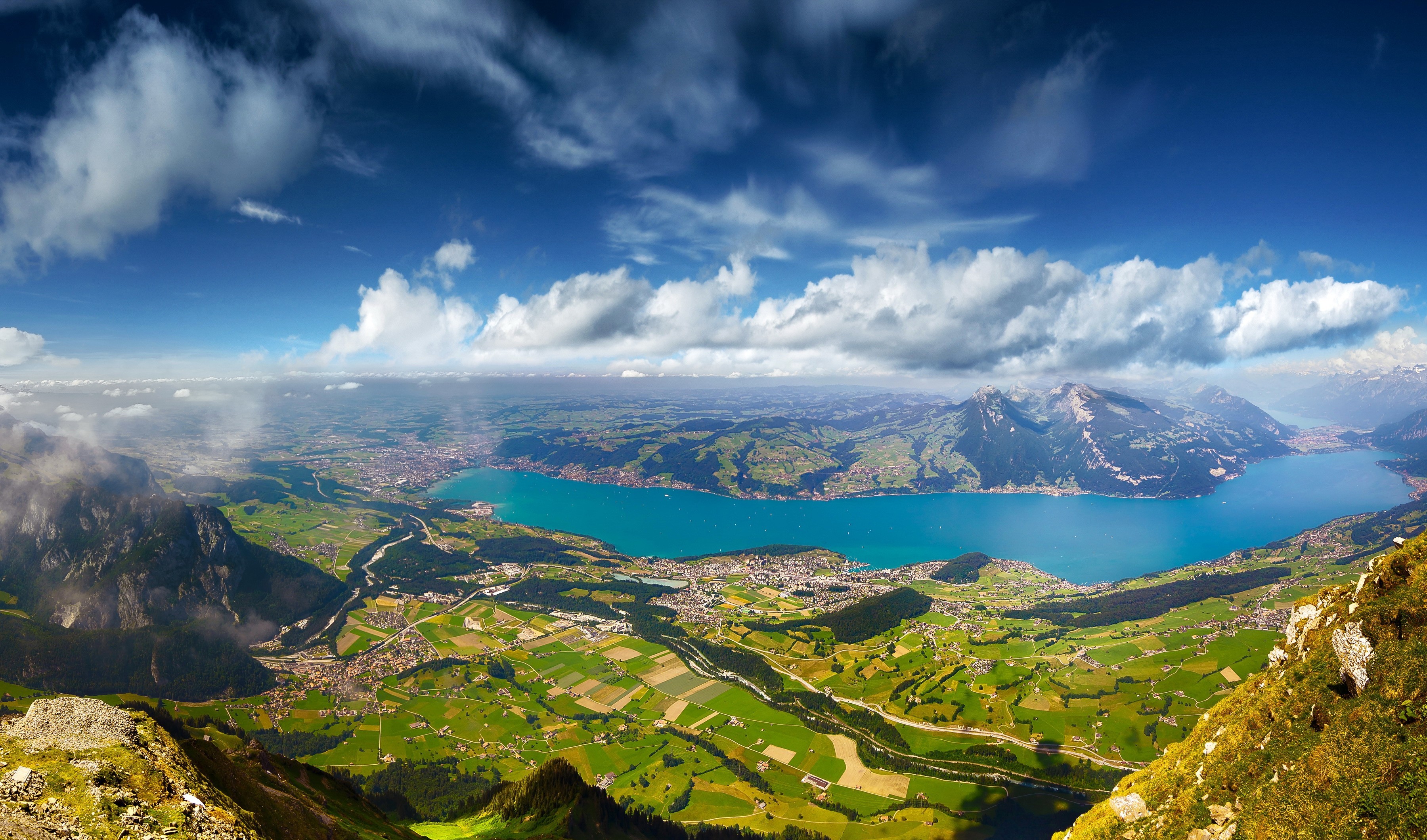 Switzerland Scenic Vista: Stunning HD Landscape Photography Wallpaper