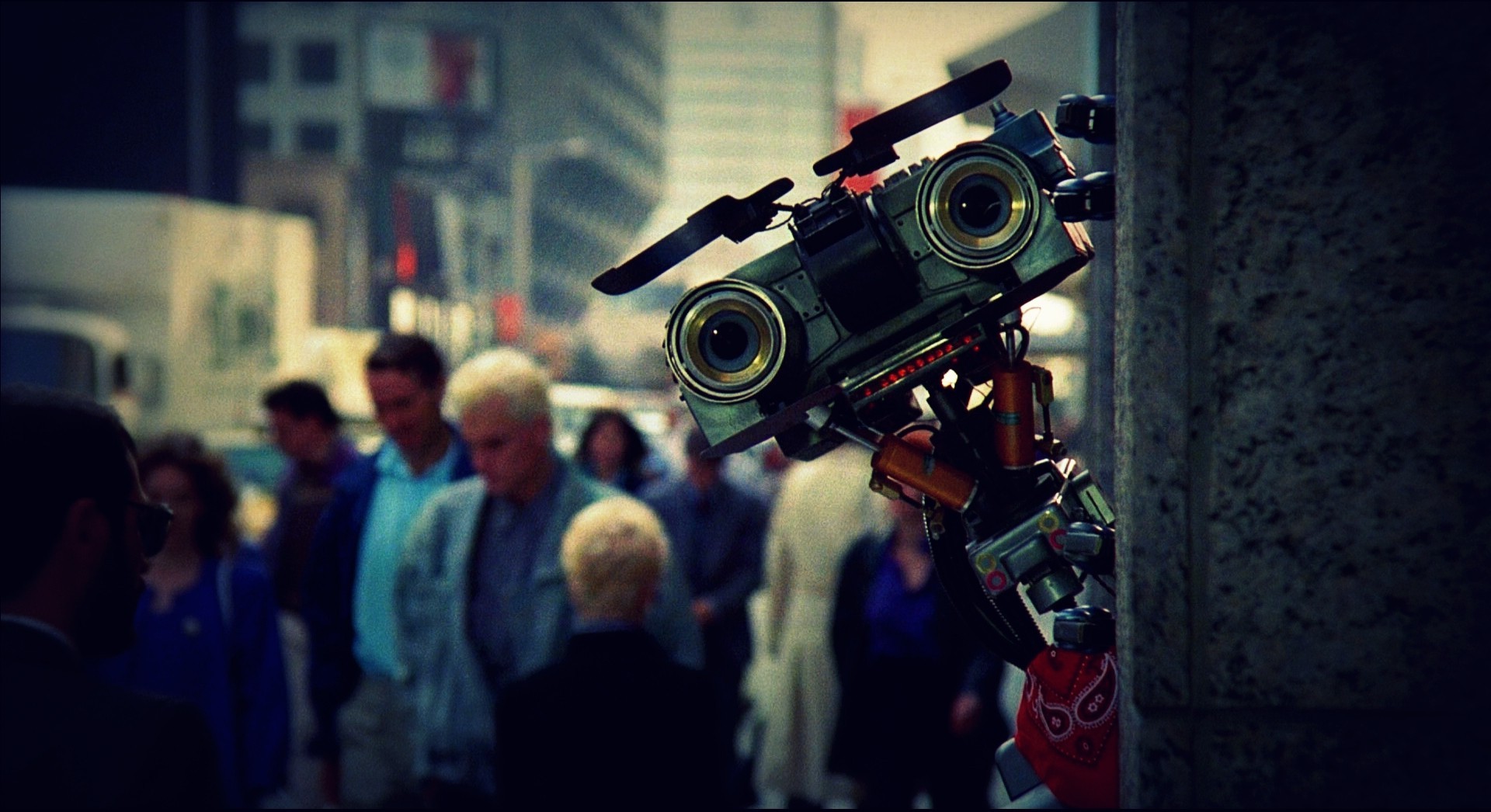 Johnny 5, Short Circuit, Movies, New York City, Robot, Life, TV Wallpaper HD / Desktop and Mobile Background