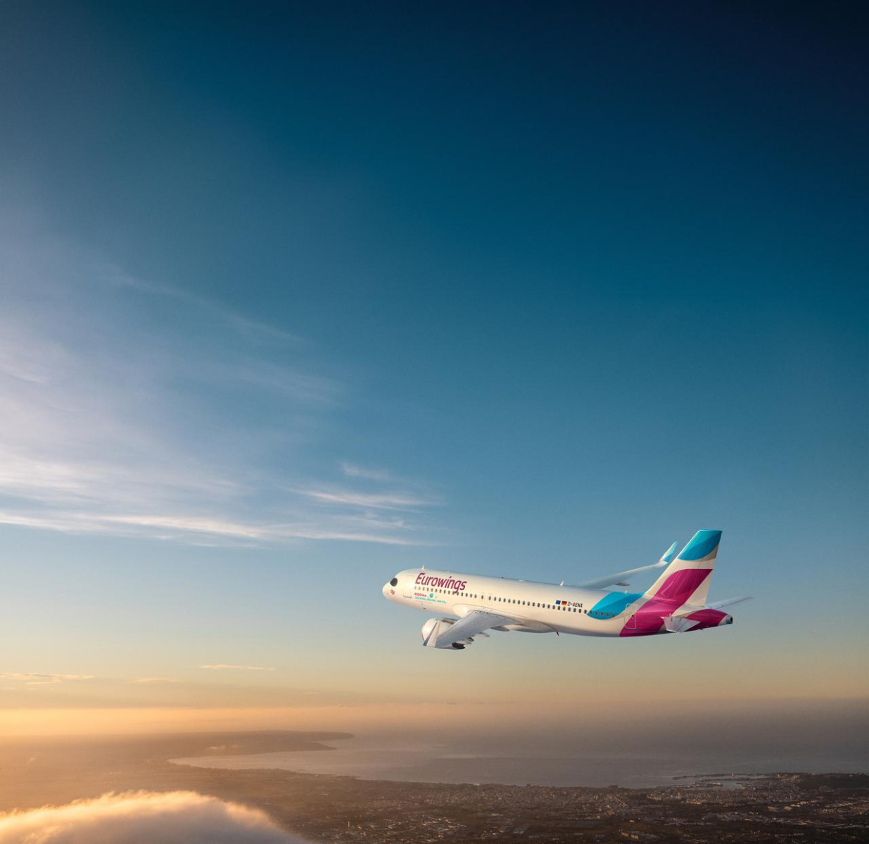 Eurowings strengthens its position as Germany's largest leisure airline in the 2025 summer flight schedule