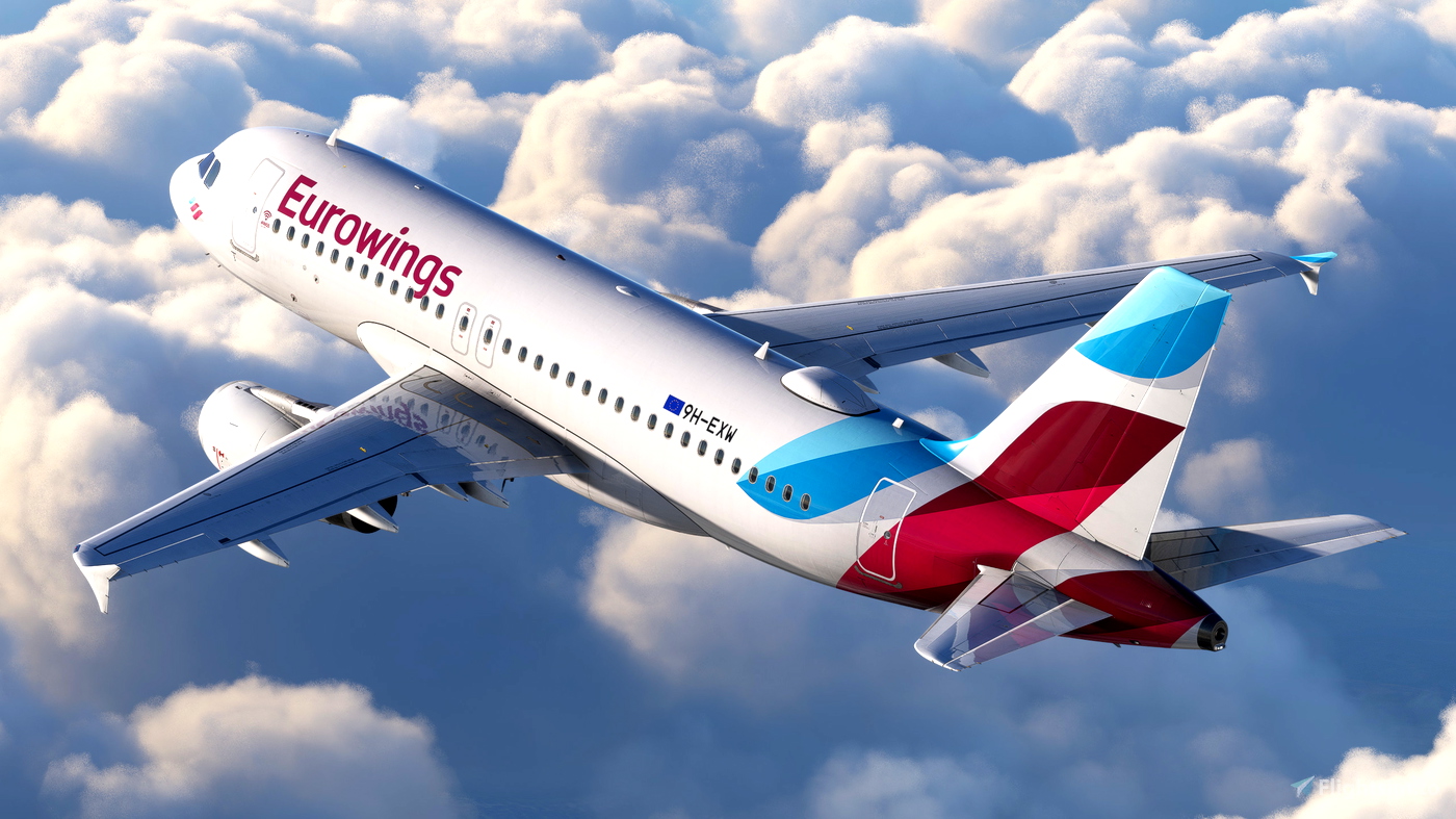 Eurowings Europe [Fleet] W Cabin Fenixsim A319 [8K 4K] For Microsoft Flight Simulator