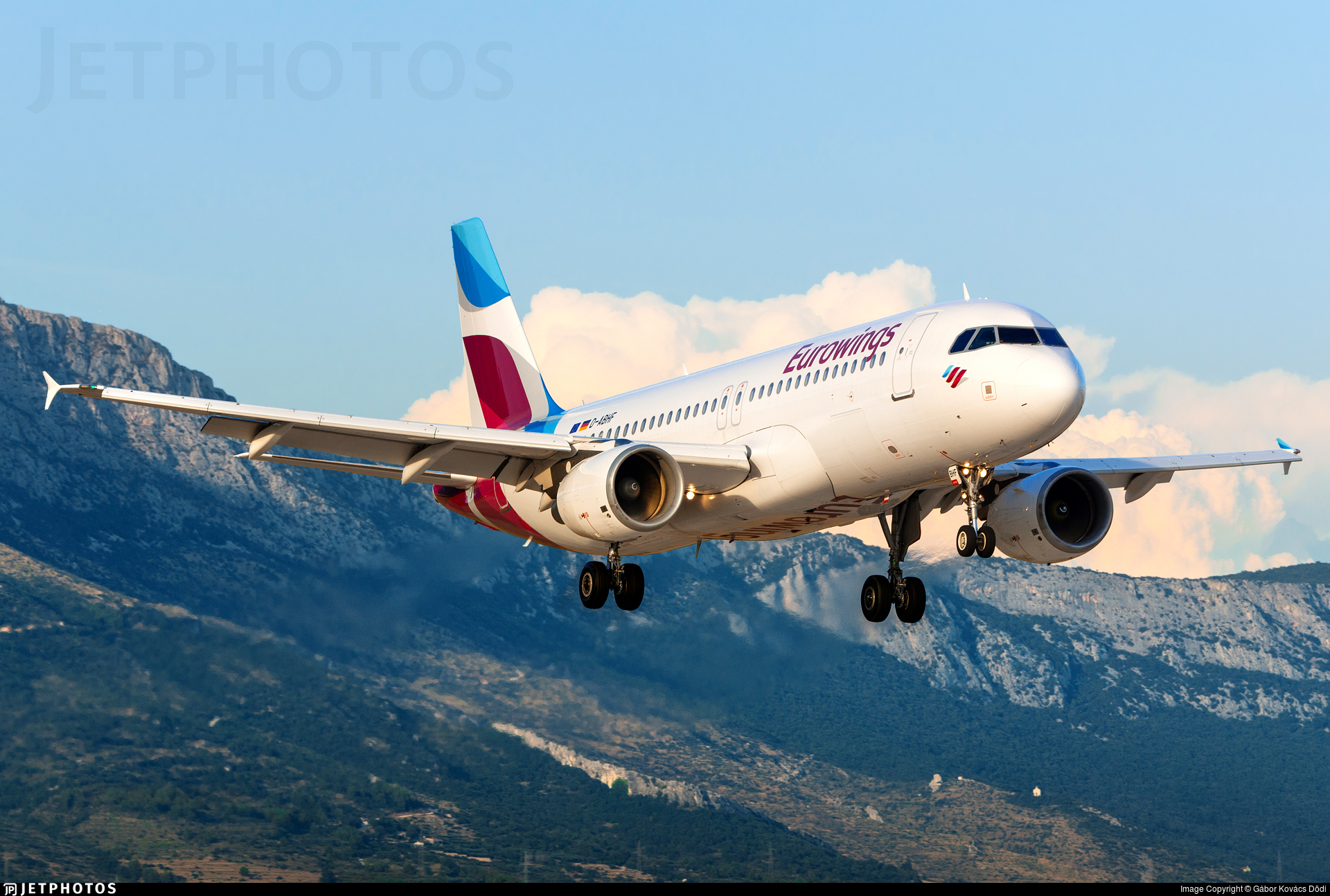 D ABHF. Airbus A320 214. Eurowings. Gábor Kovács Dödi