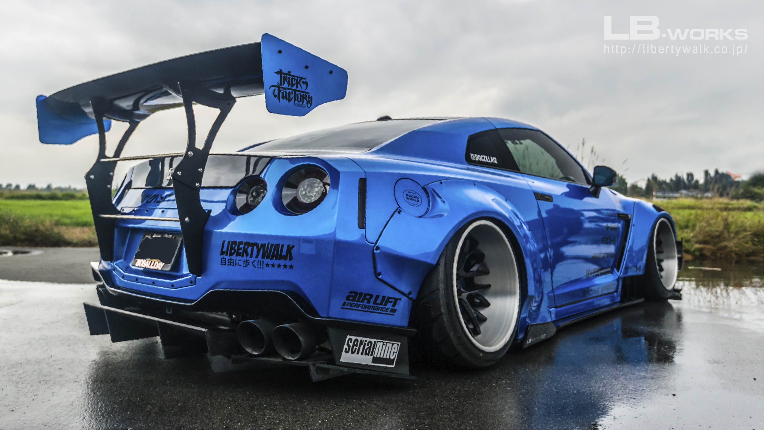 LB★WORKS Nissan GT R R35 Ver. 3 Wing