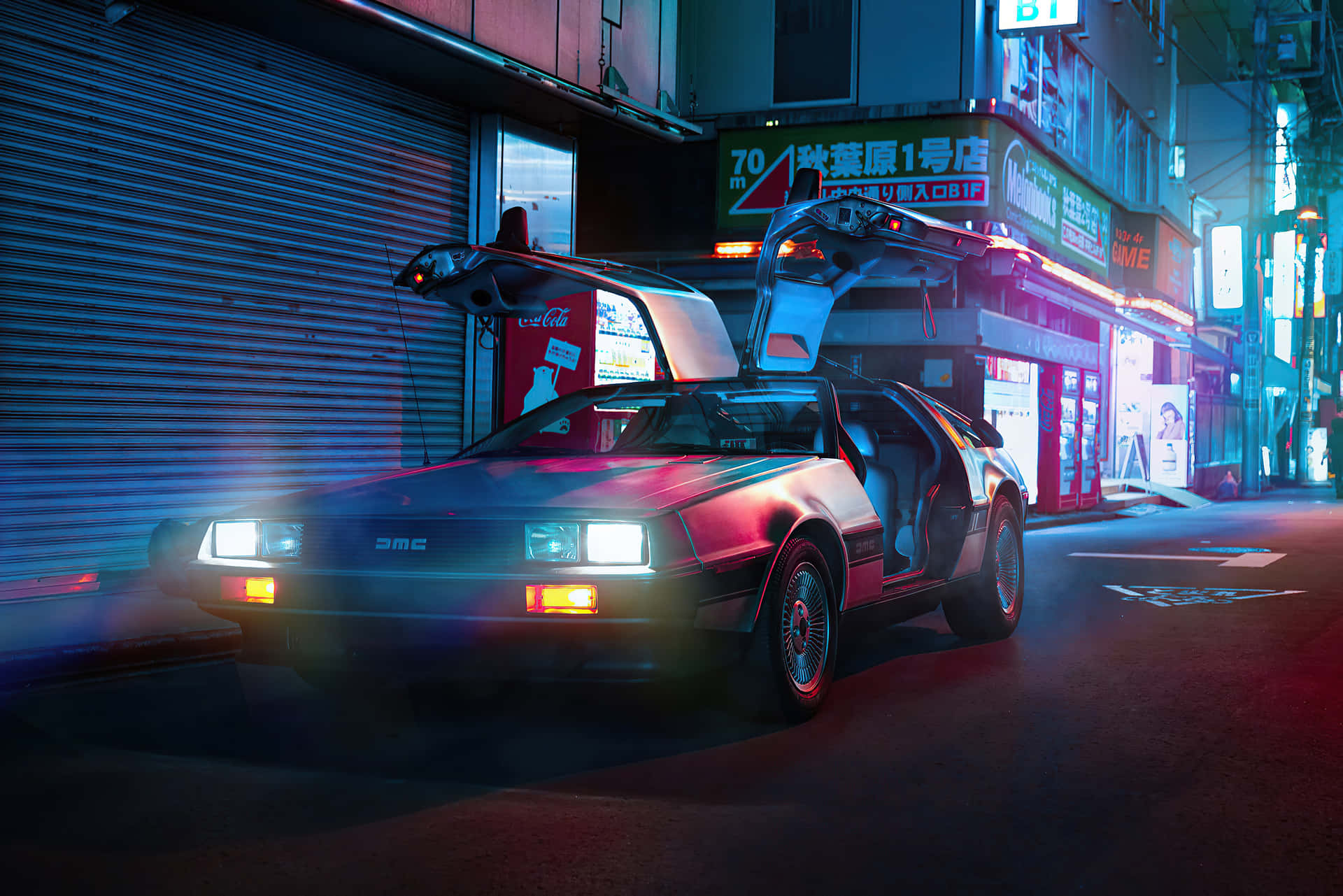 Delorean 4k Wallpaper