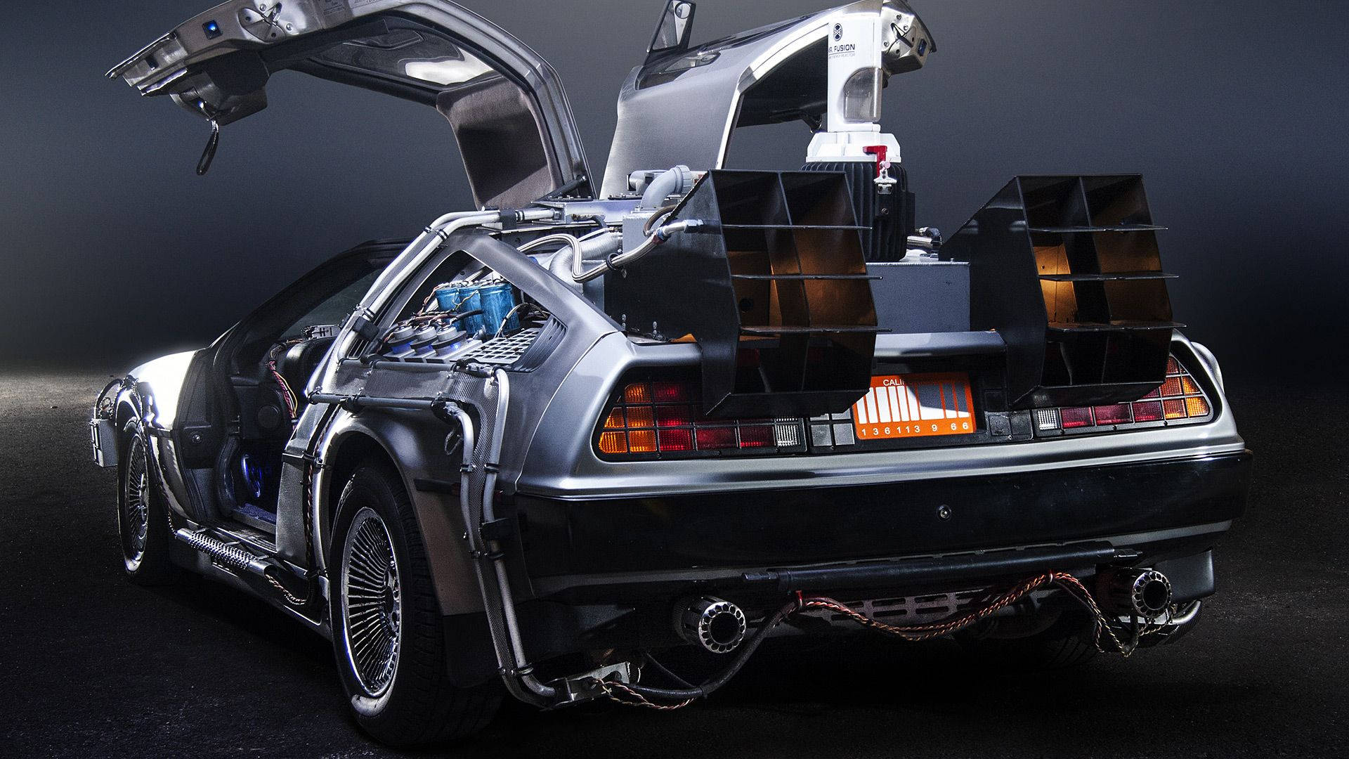 Download Back To The Future DeLorean Time Machine Wallpaper