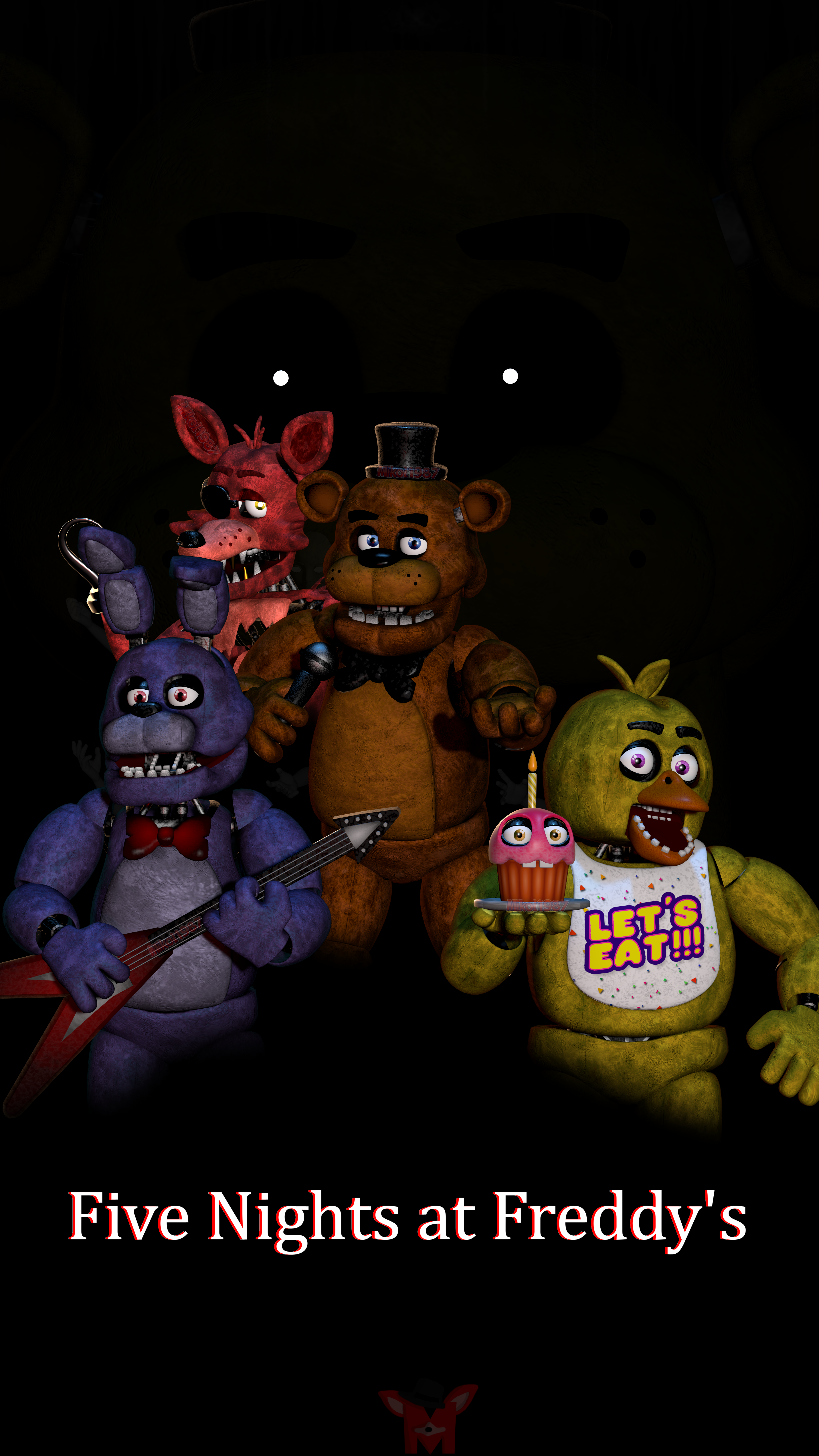 Download Fazbear Entertainment Freddy Fazbear's Pizza Classic Animatronics Original Animatronics Five Nights At Freddy's Phone Wallpaper