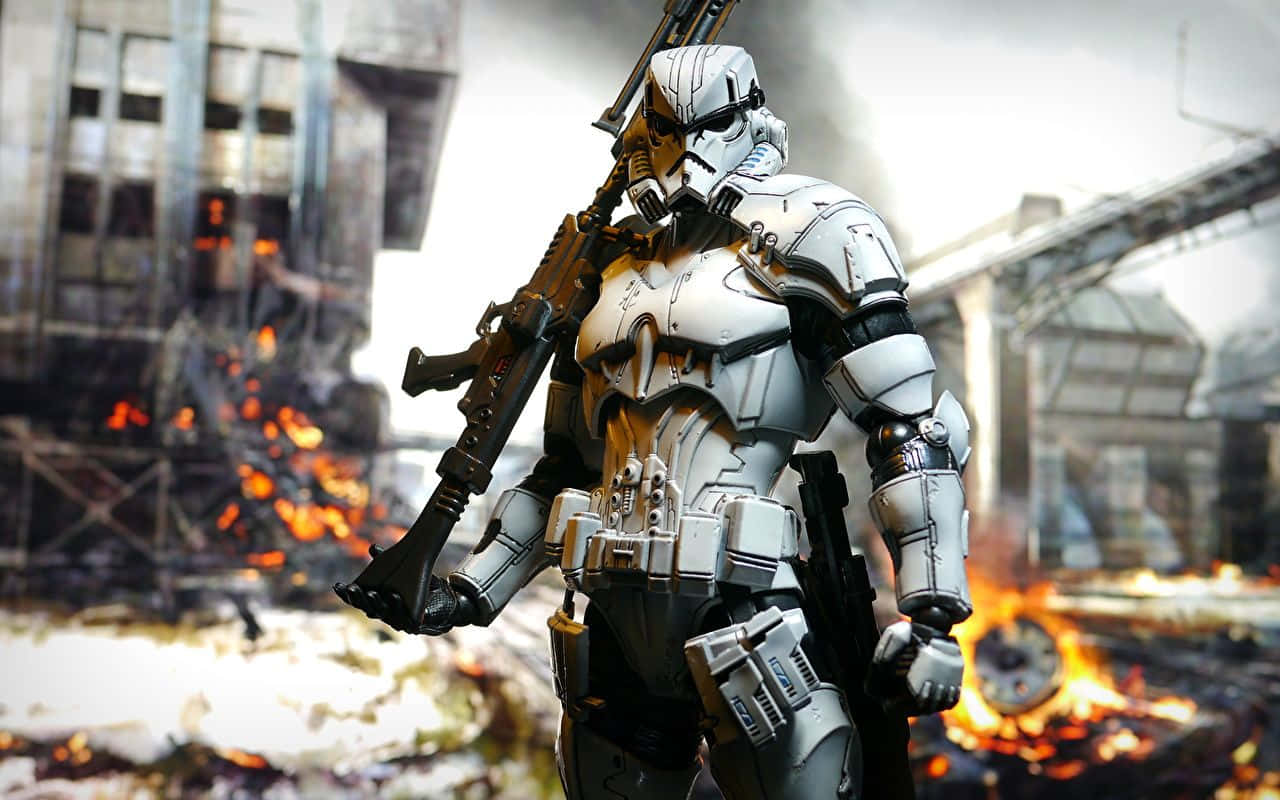 Download A Squad of Heroic Clone Troopers Wallpaper