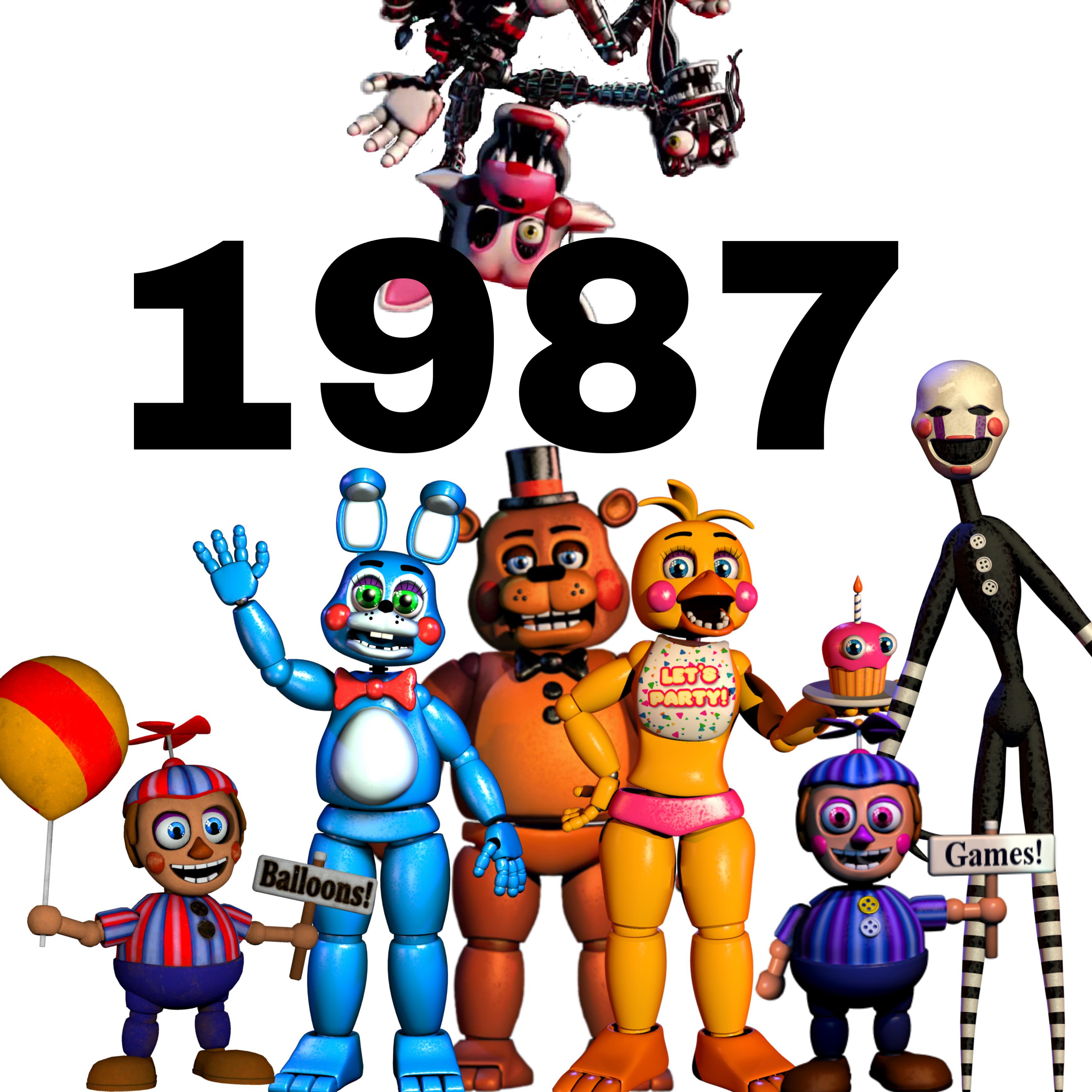 Fnaf location timeline, “ONLY ANIMATRONICS THAT PERFORMED.”