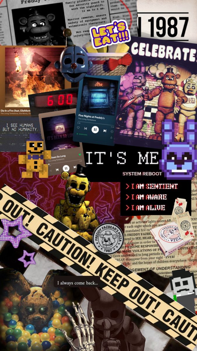 Fnaf collage. Fnaf, Fnaf jumpscares, Fnaf wallpaper