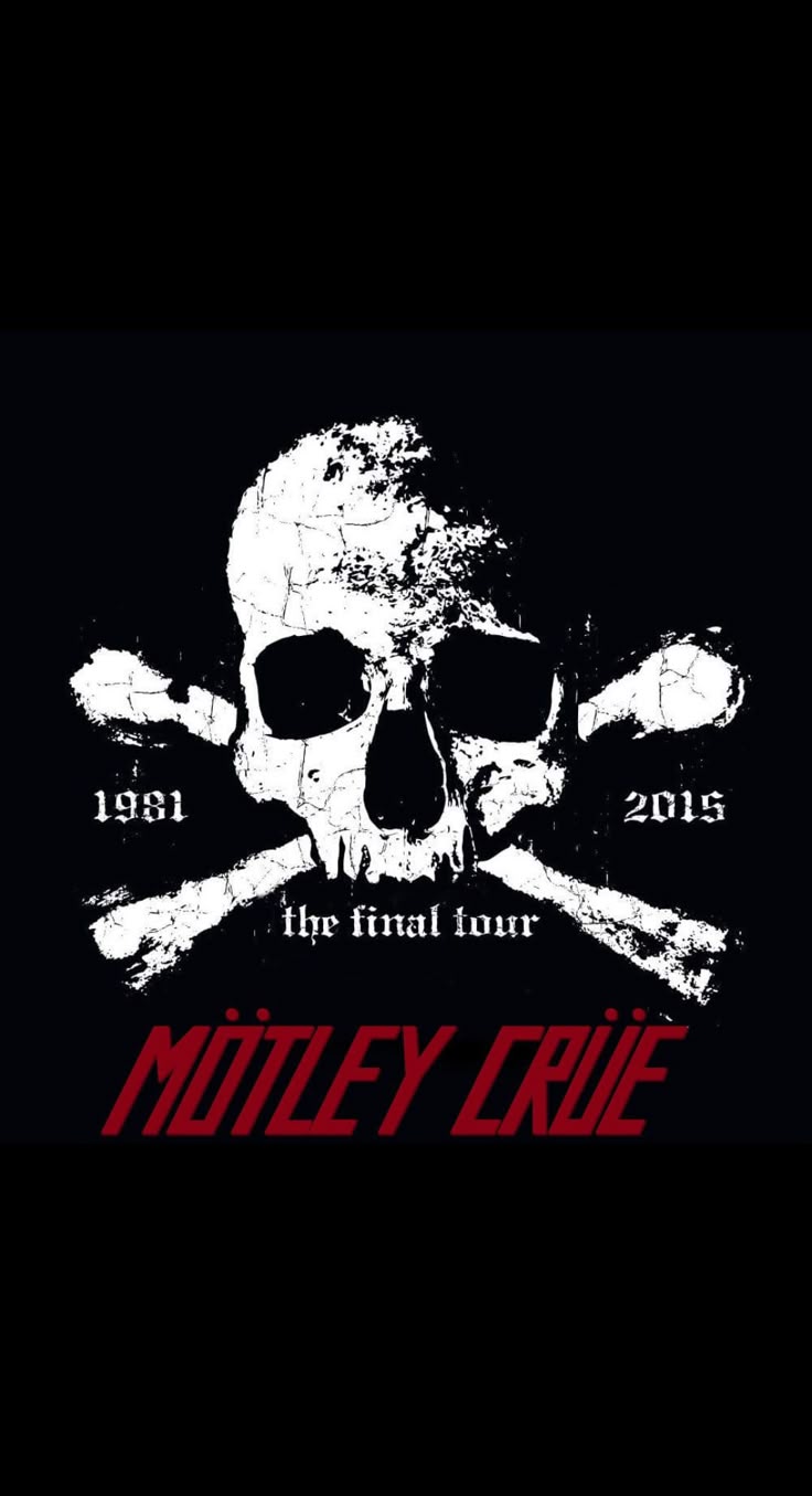 phone wallpaper grunge #handyhintergrundbild Motley crue skull the Dirt wallpaper iPhone phone. Logos de bandas