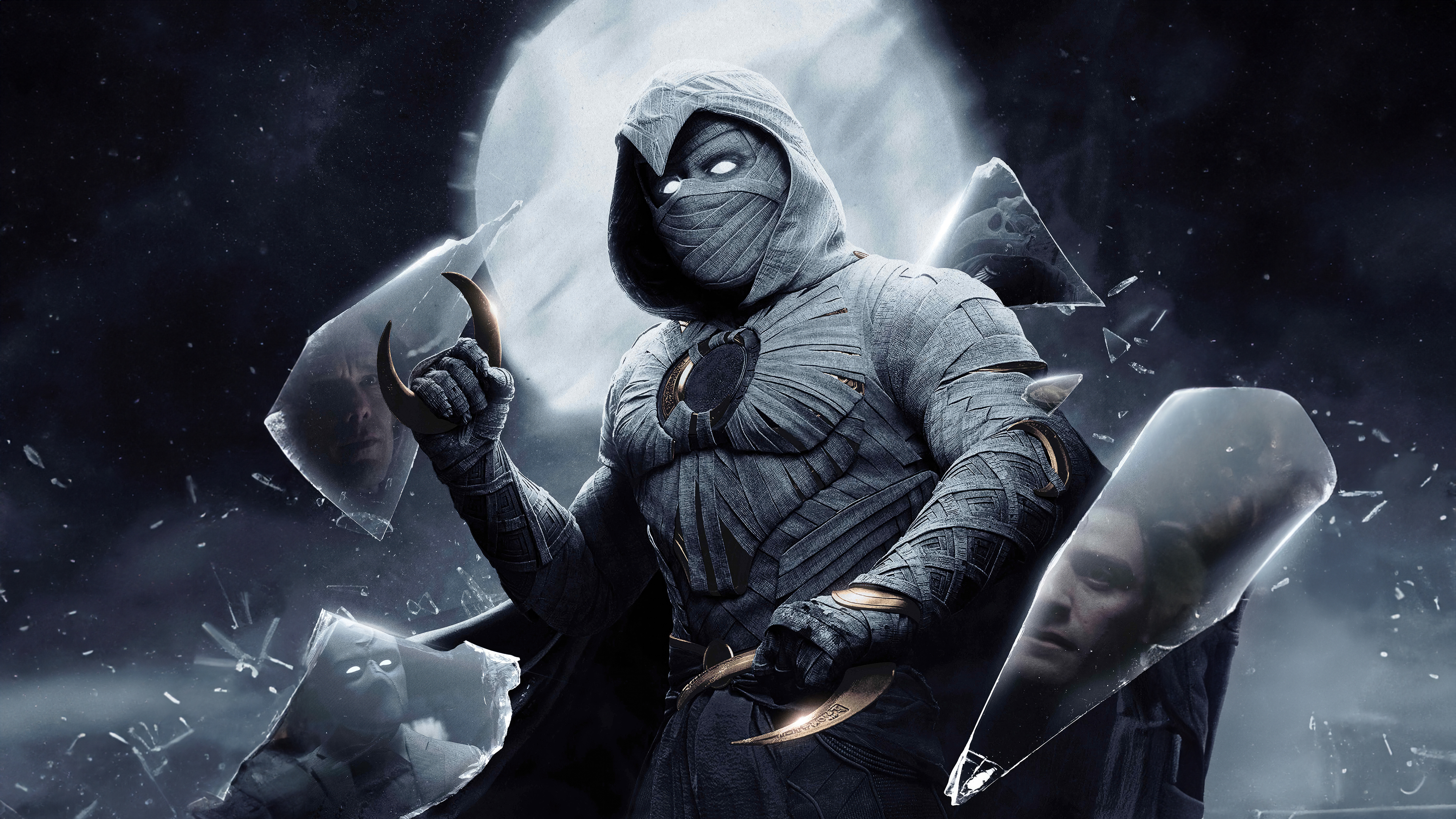 The Moon Knight 4k Artwork Wallpaper, HD Superheroes Wallpaper, 4k Wallpaper Image, Background, Photos and Picture