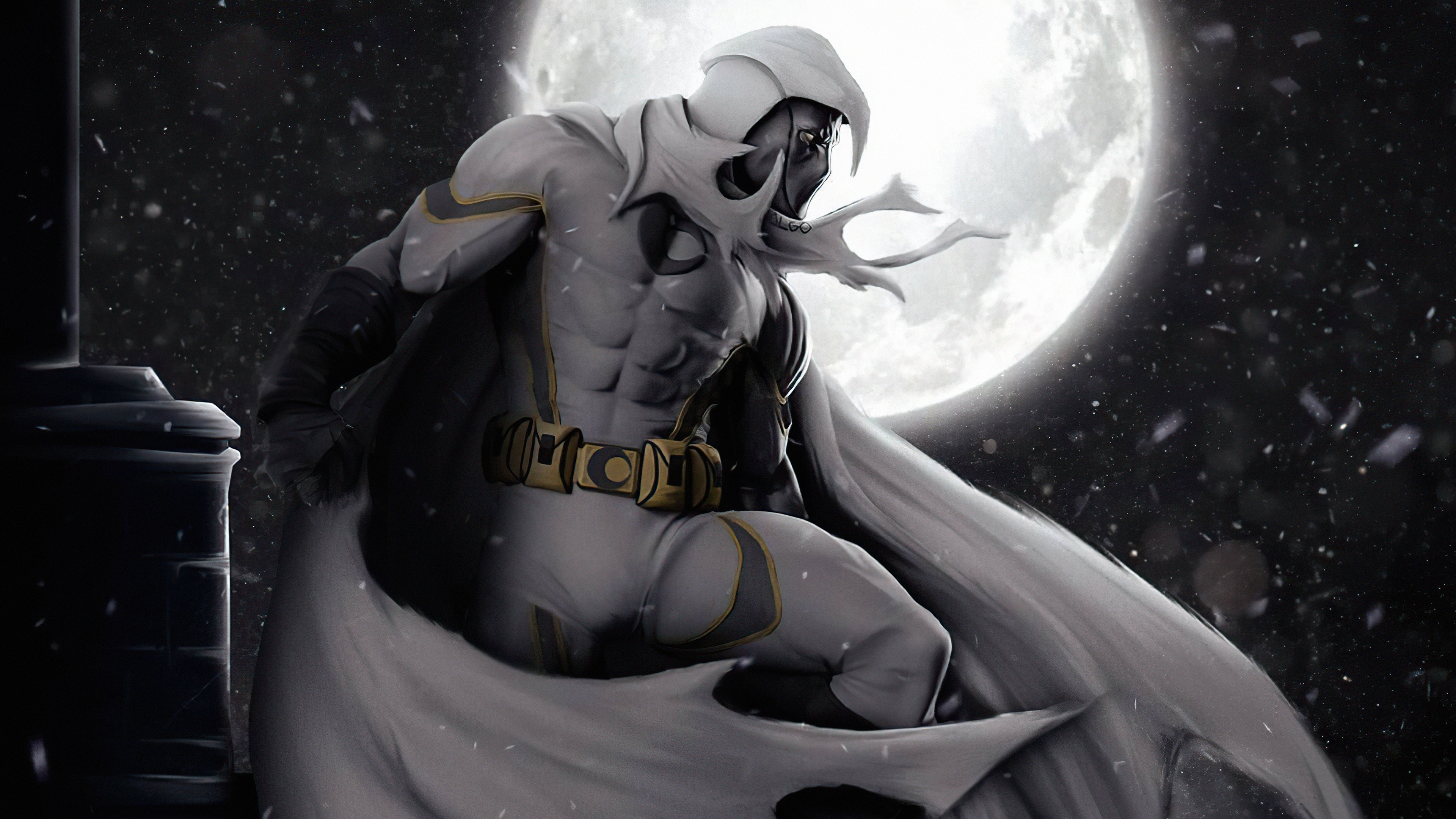 Download Comic Moon Knight 4k Ultra HD Wallpaper