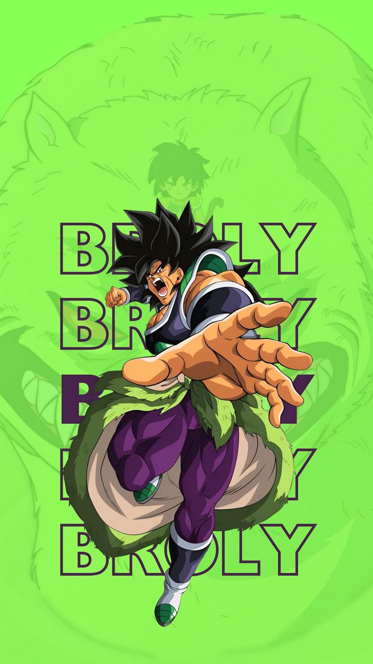 Wallpaper broly, dragon ball, anime, character, fighter, green background, art, Fantasy 4K by Bryan Garcia N. Download wallpaper broly, dragon ball, anime, character, fighter, green background, art for free