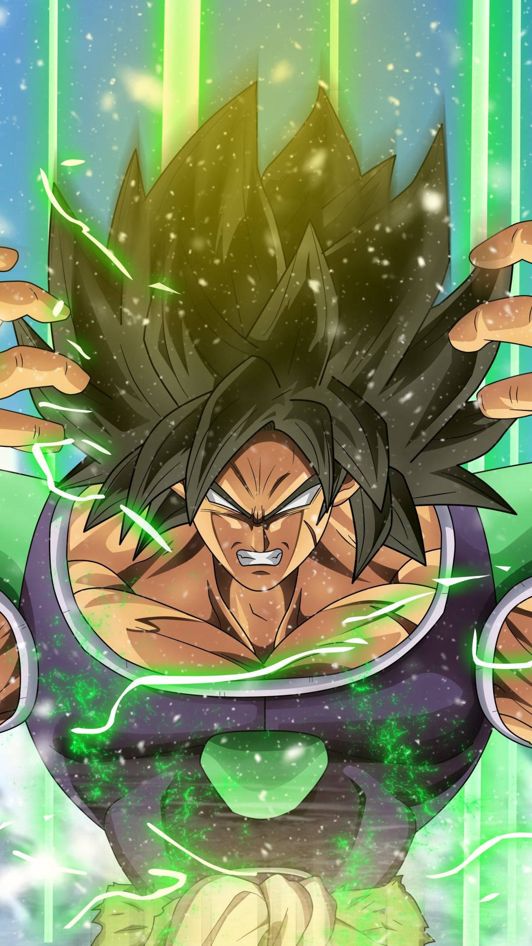 Download Unleash the Power of Super Saiyan Broly Wallpaper
