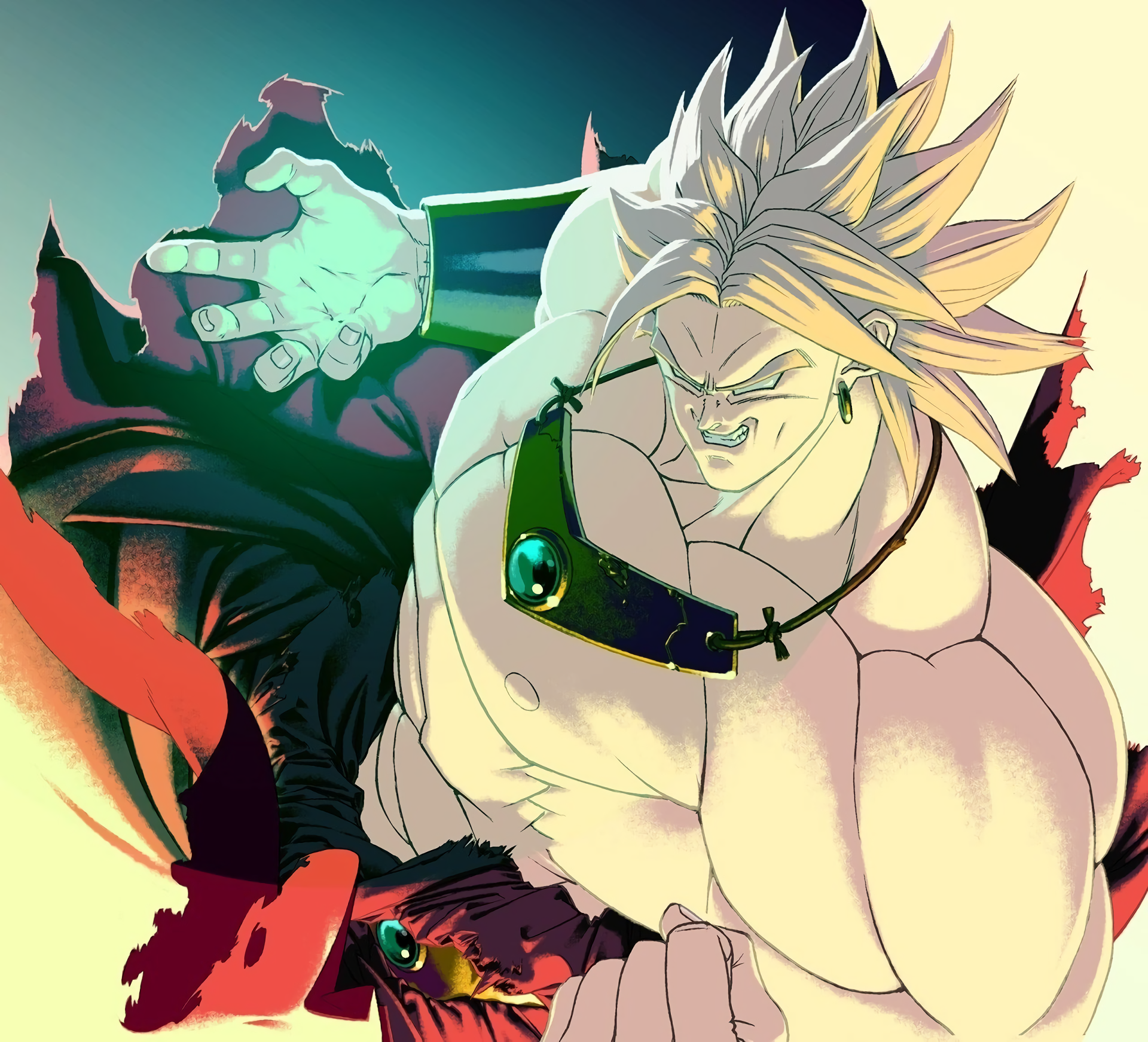 Dynamic Broly HD Wallpaper from Dragon Ball Z Anime