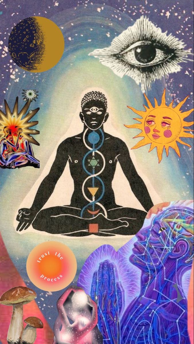 Colorfull. Spiritual wallpaper, Cute wallpaper, Hippie painting