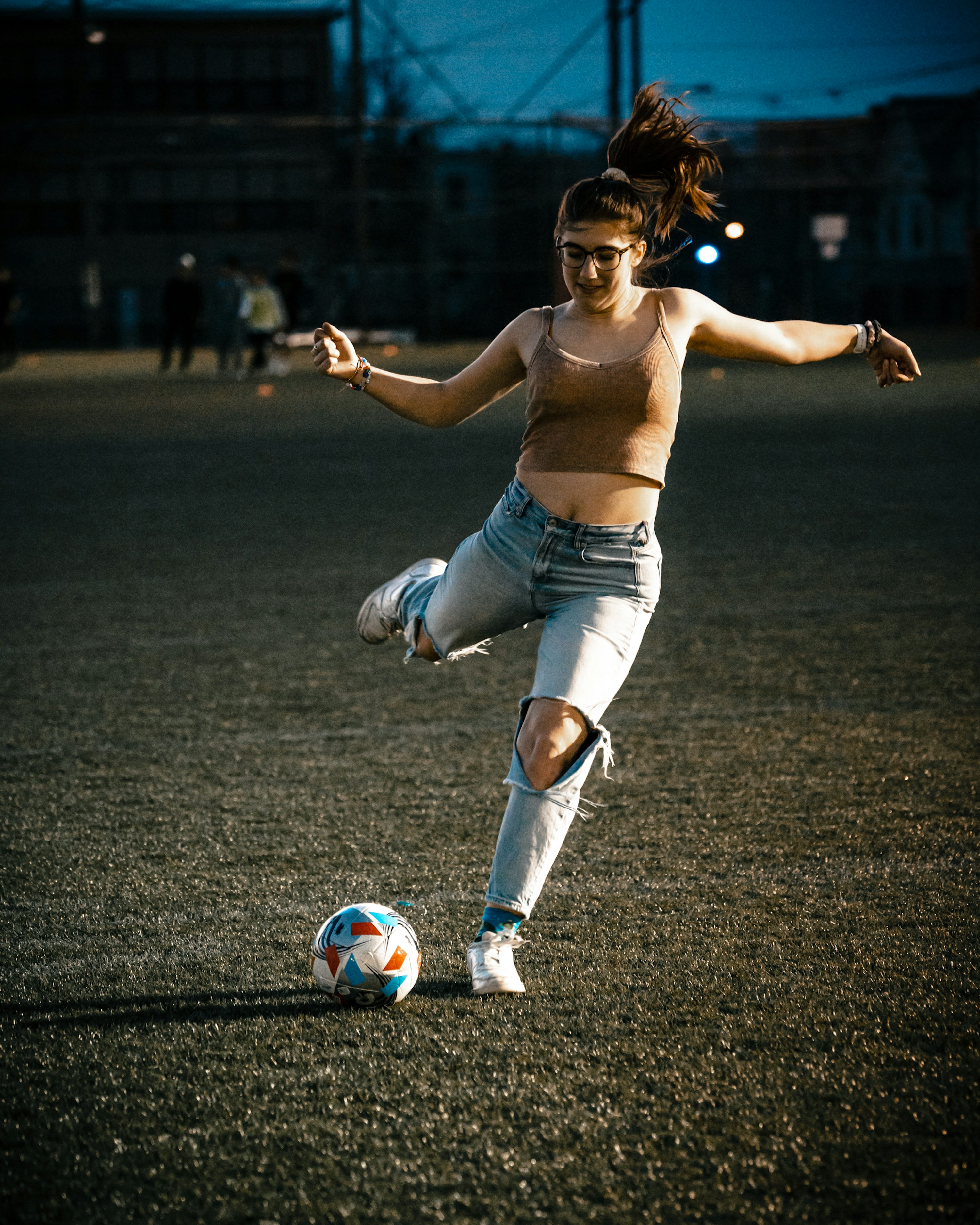 Female Football Player Picture. Download Free Image