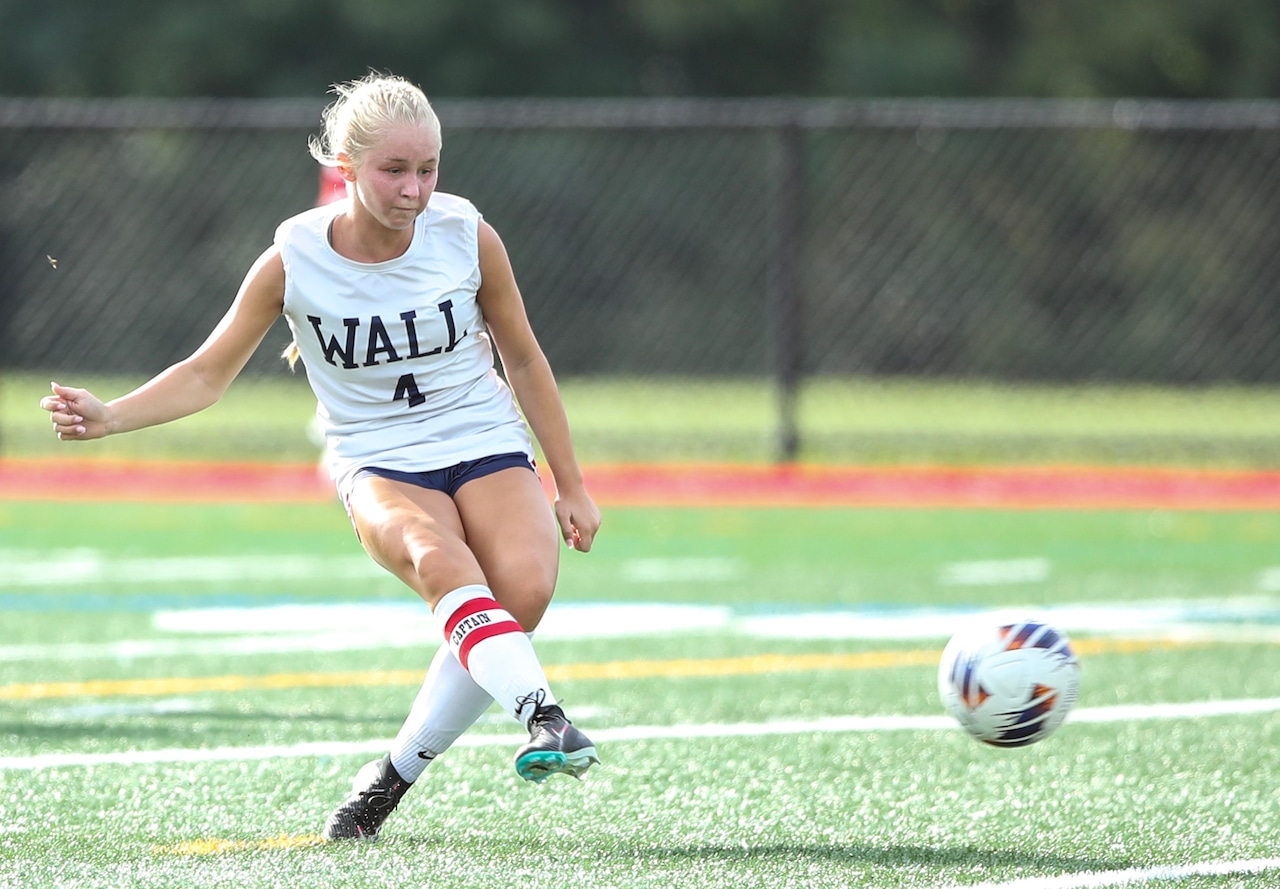 Girls soccer photo: Wall at Manalapan, Sept 15, 2025
