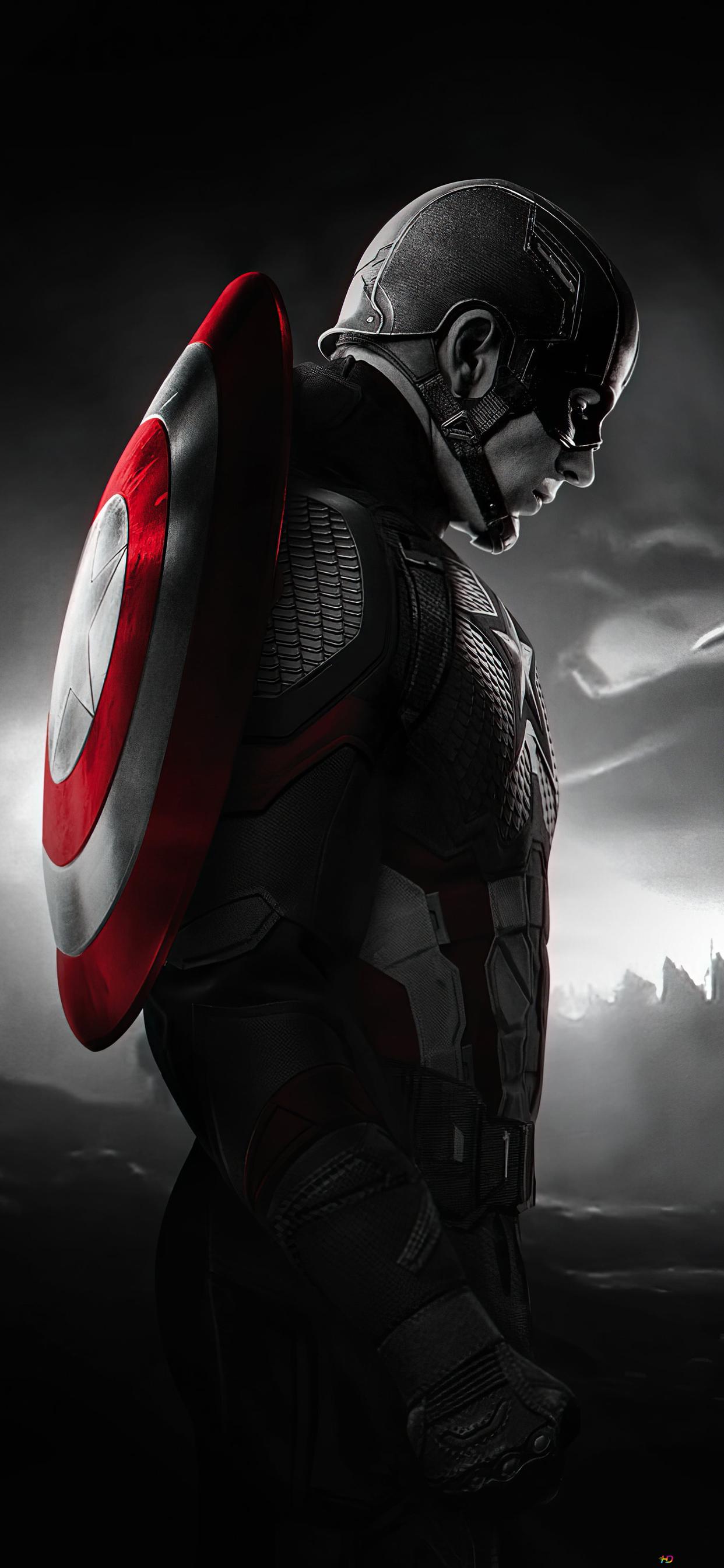 Captain America portrait 2K wallpaper download