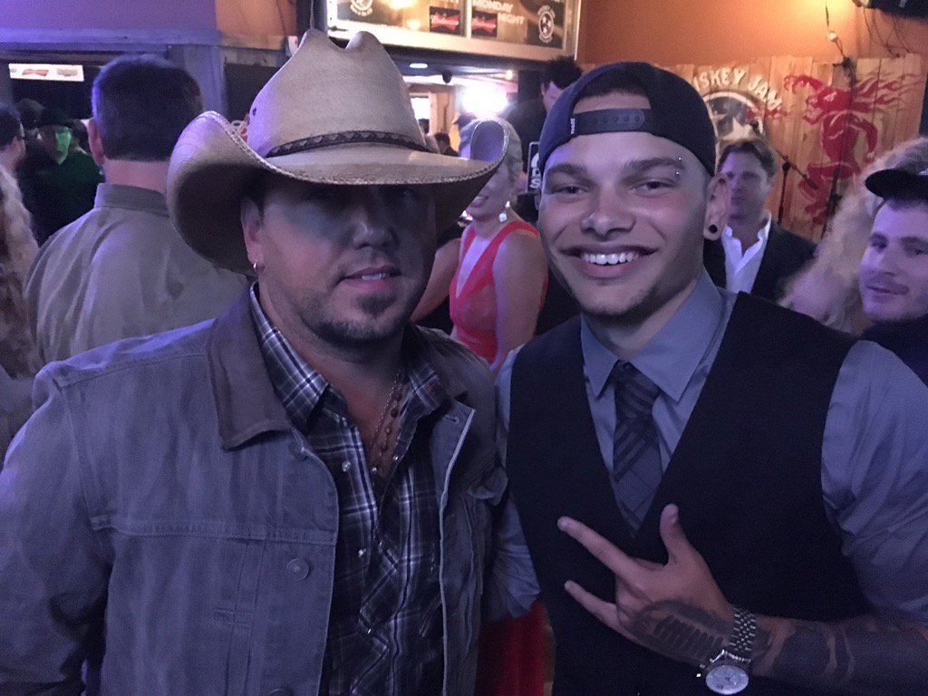 Kane Brown and Jason Aldean #wmebudbash