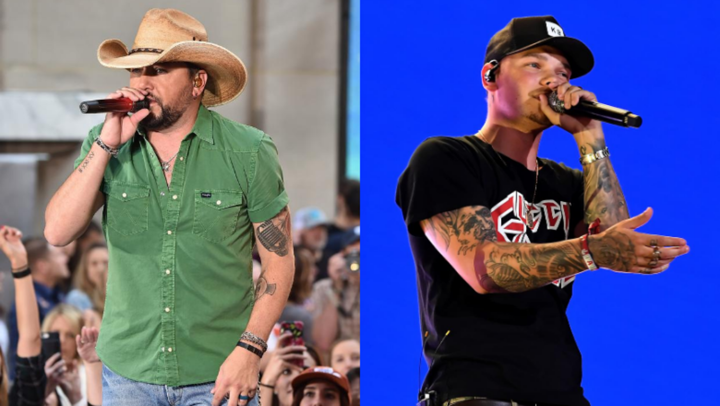 Jason Aldean Helps Tattoo Kane Brown During At Home 'Tattoo Party'