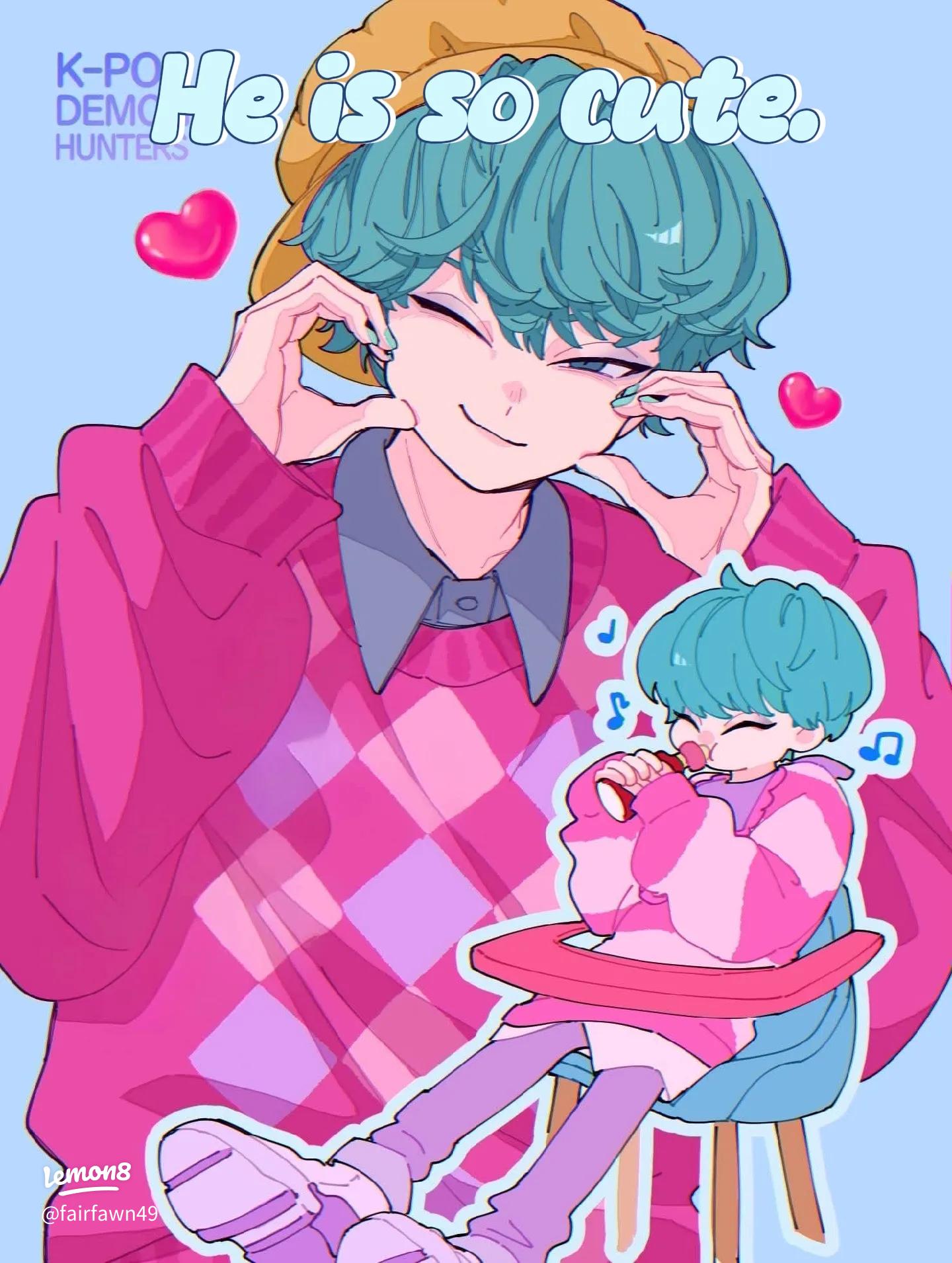 top Photo of Baby Saja from Kpop Demon Hunters ideas in 2025
