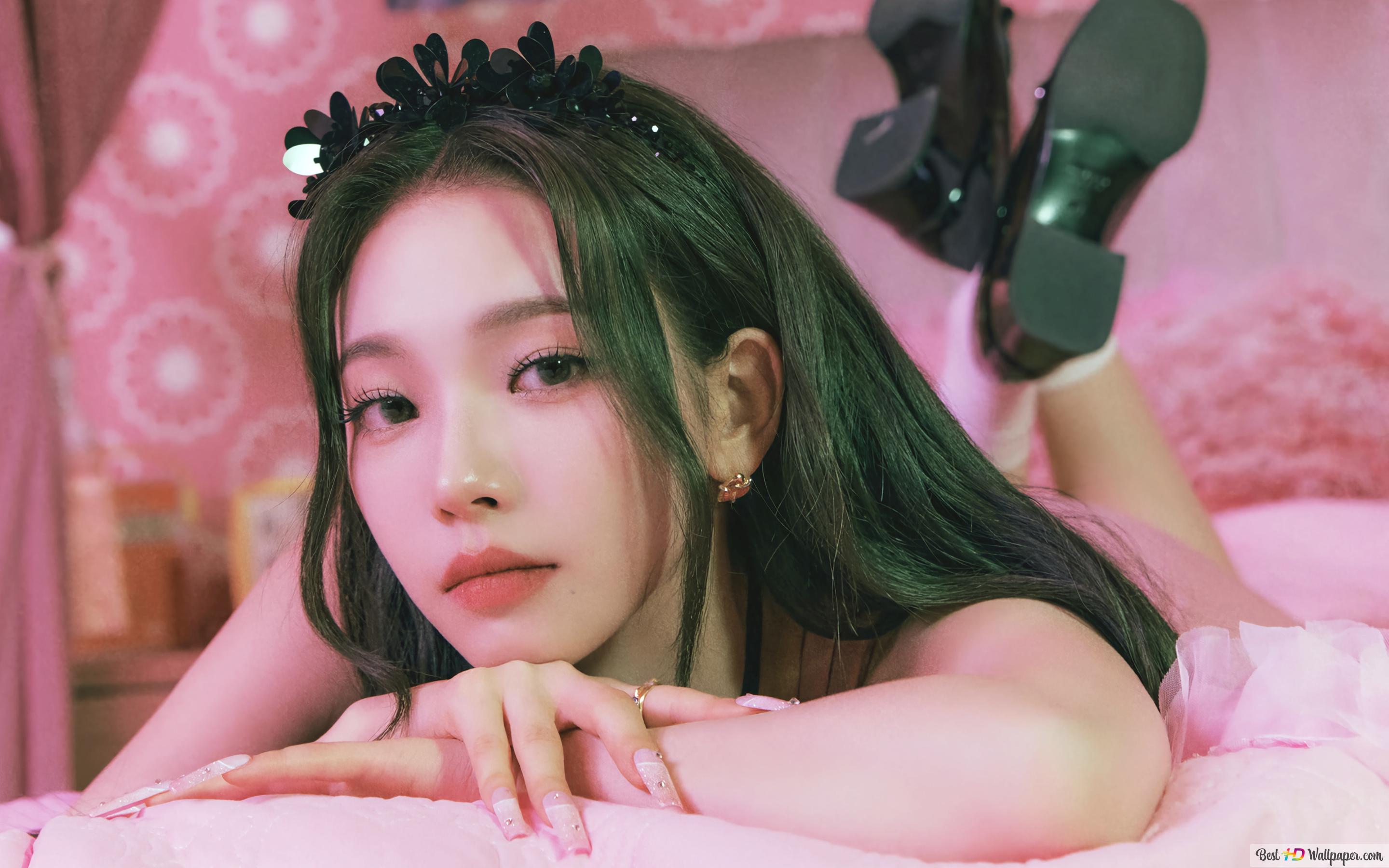 Karina' from Aespa. 'Life's Too Short' MV Photohoot (Girls. Album) 4K wallpaper download