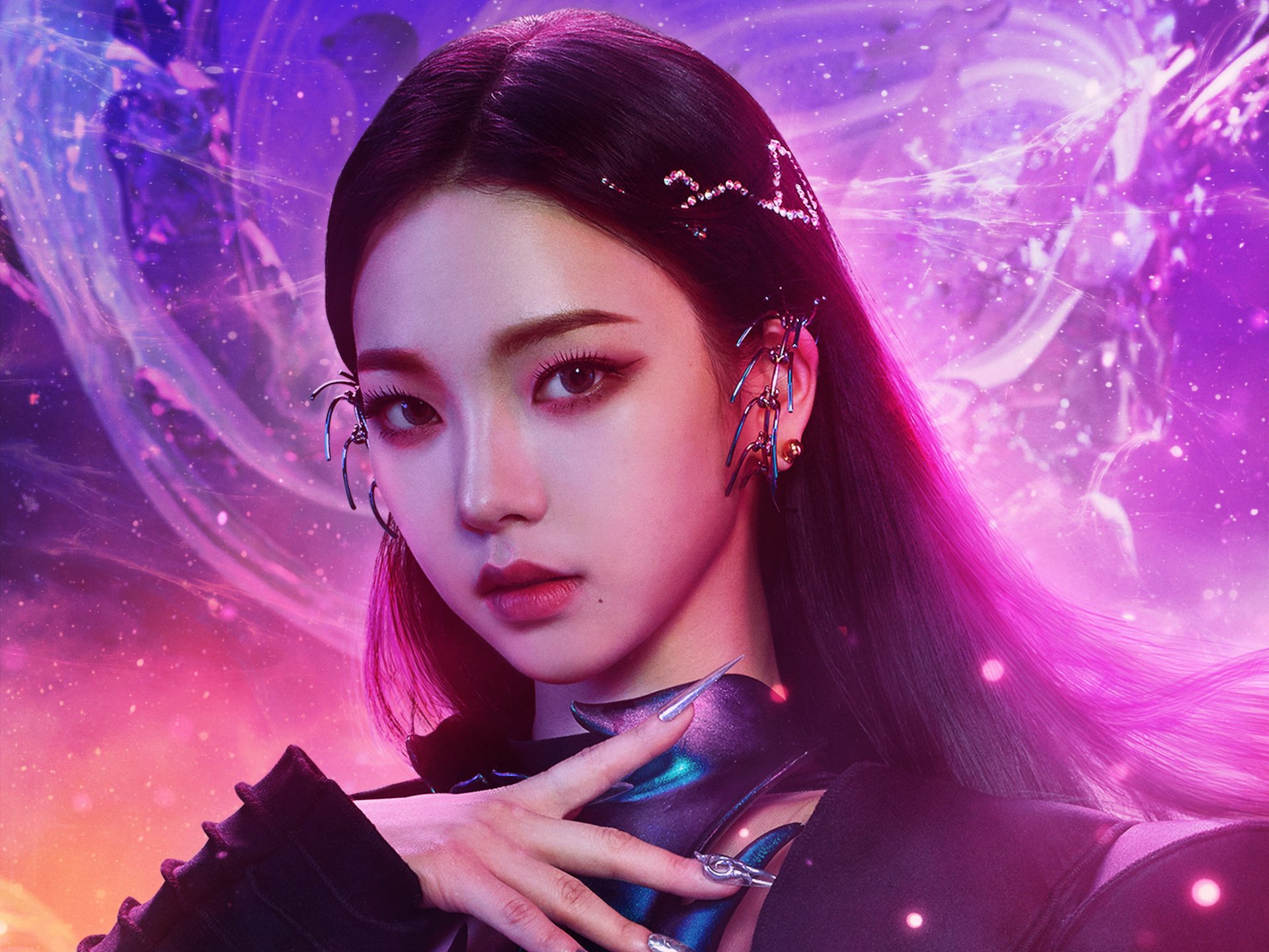 Karina of Aespa: Vibrant HD Music Wallpaper Showcase