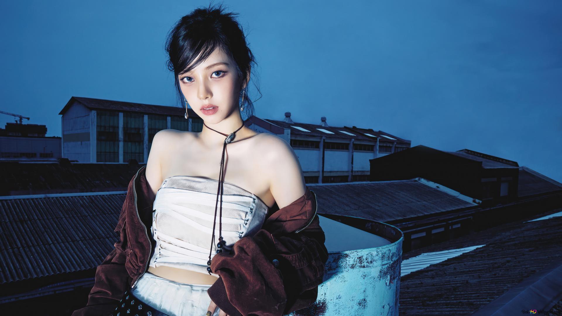 Aespa's Karina. Drama Album [The Scene Vers.] Shoot 4K wallpaper download