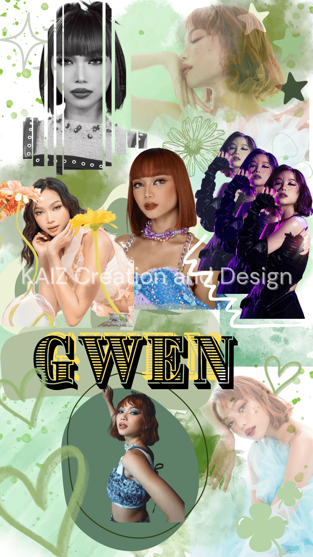Desktop and Phone Wallpaper Editable of BINI Gwen