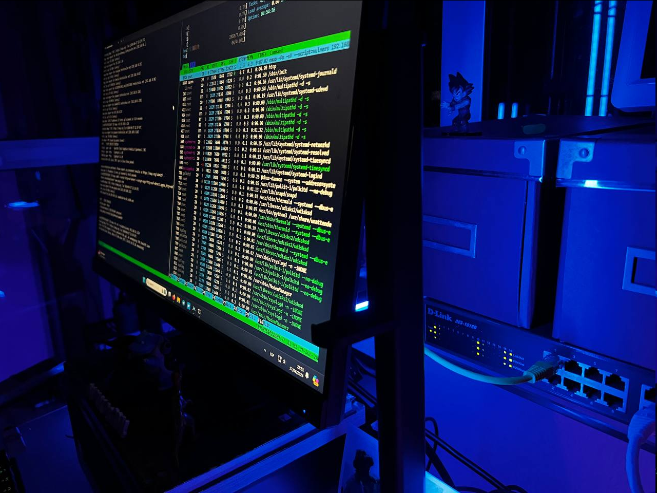 Testing my new HomeLab. I have set a new homelab with the idea.