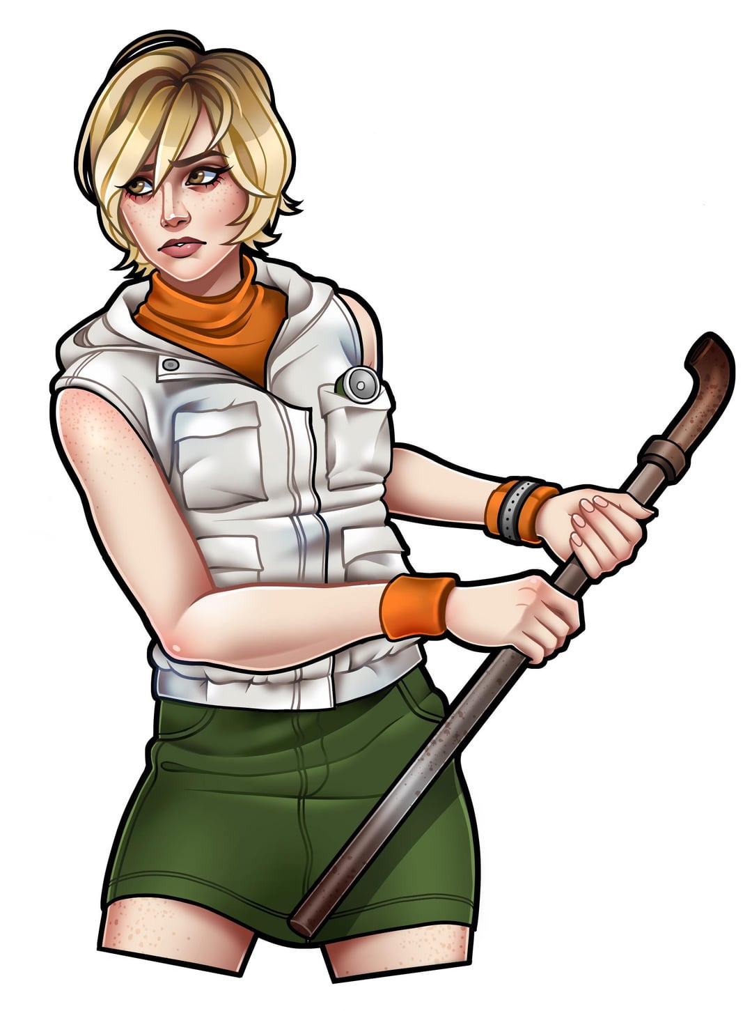 Sticker Style Heather Mason I Made ¯\_(ツ)_/¯ I Don't Really Like My Style At The Moment, But I Figured I'd Share This With You All. I'll Set An Etsy Shop Up One Of