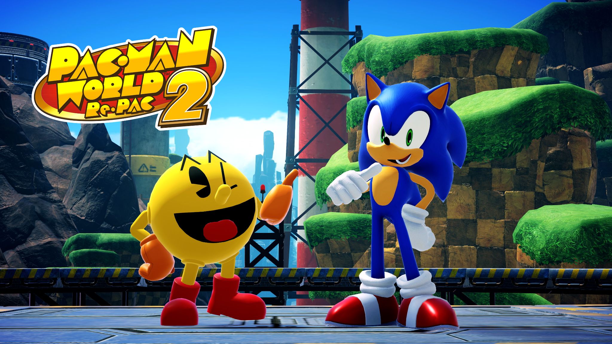 Pac Man & Sonic To Collaborate On Sonic Racing: CrossWorlds And Pac Man World 2 Re PAC